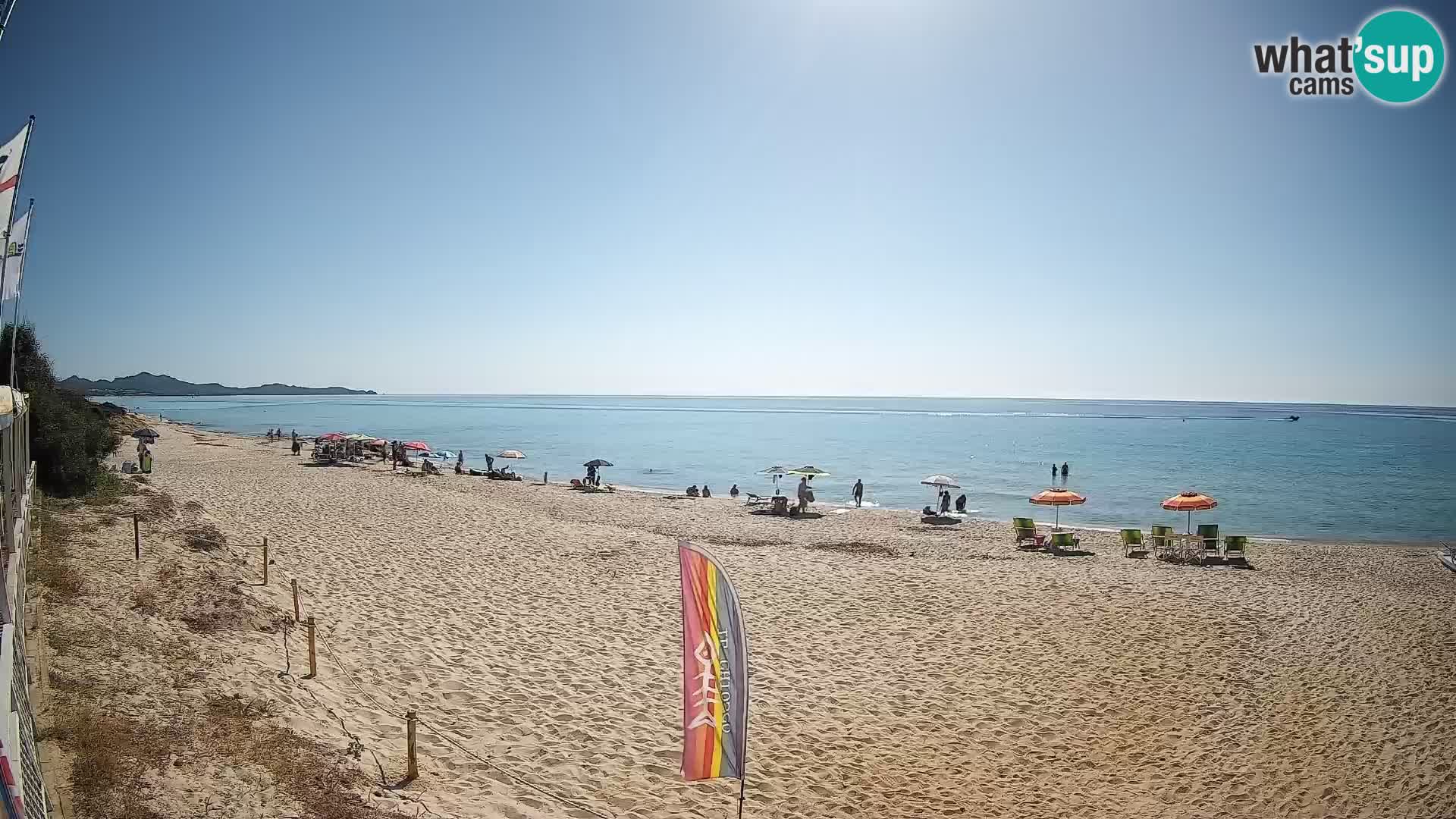 Webcam Piscina Rei – Vista live da Costa Rei, Muravera