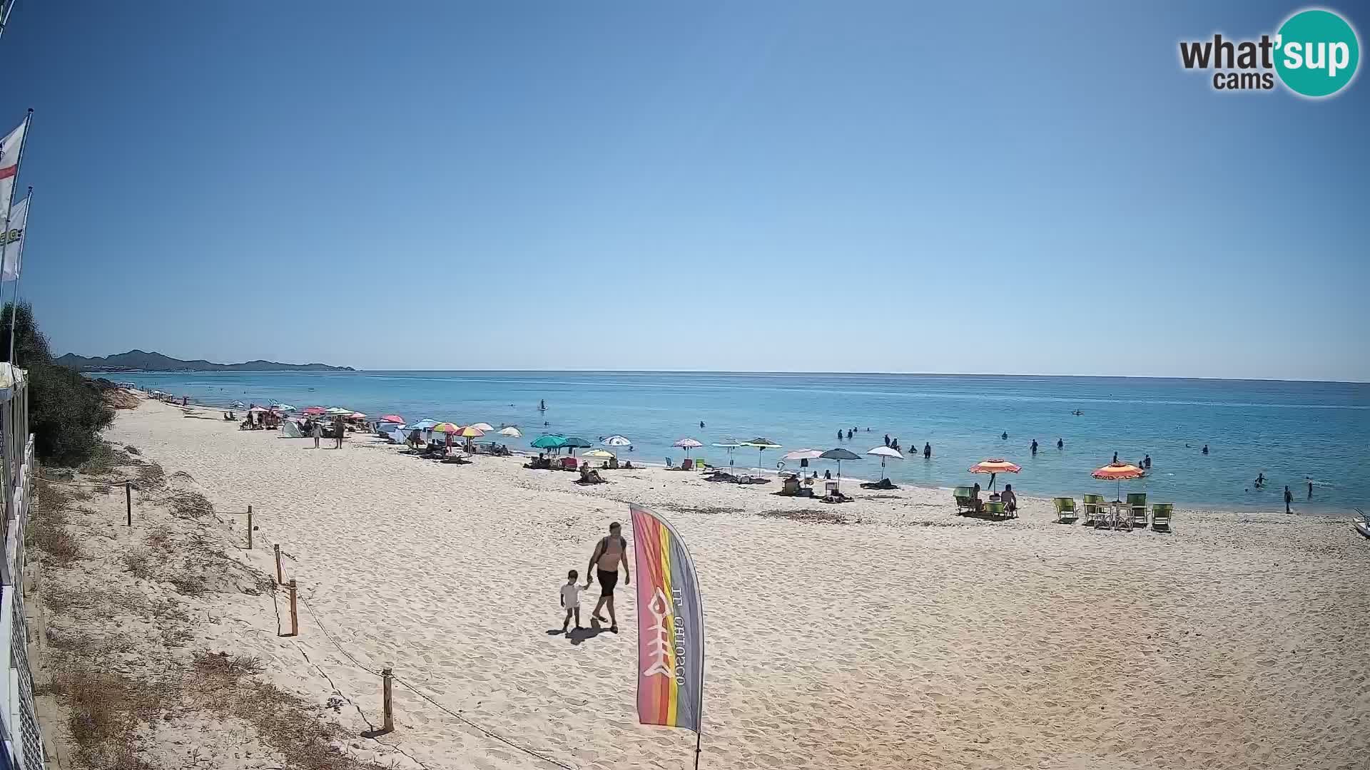 Spletna kamera Piscina Rei – Pogled v živo iz Costa Rei, Muravera