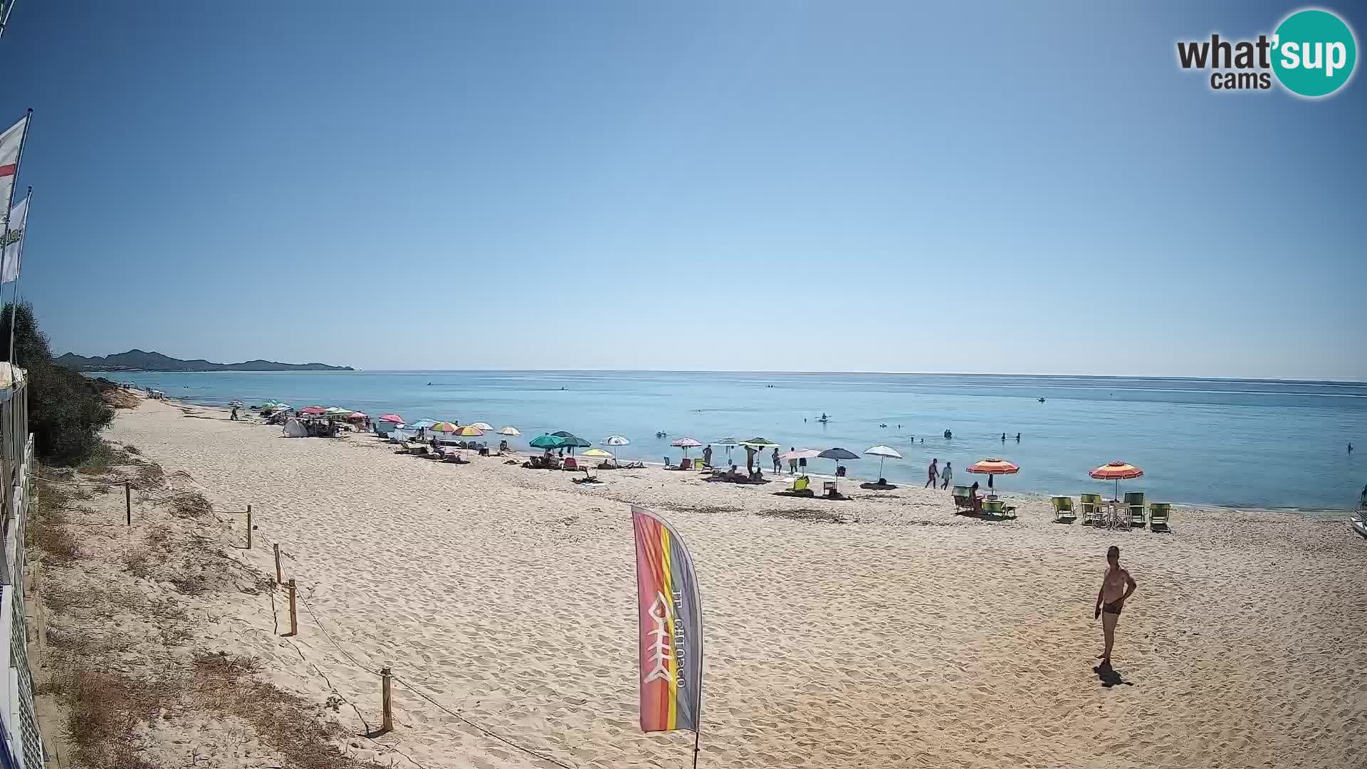 Web kamera Piscina Rei – Pogled uživo iz Costa Rei, Muravera