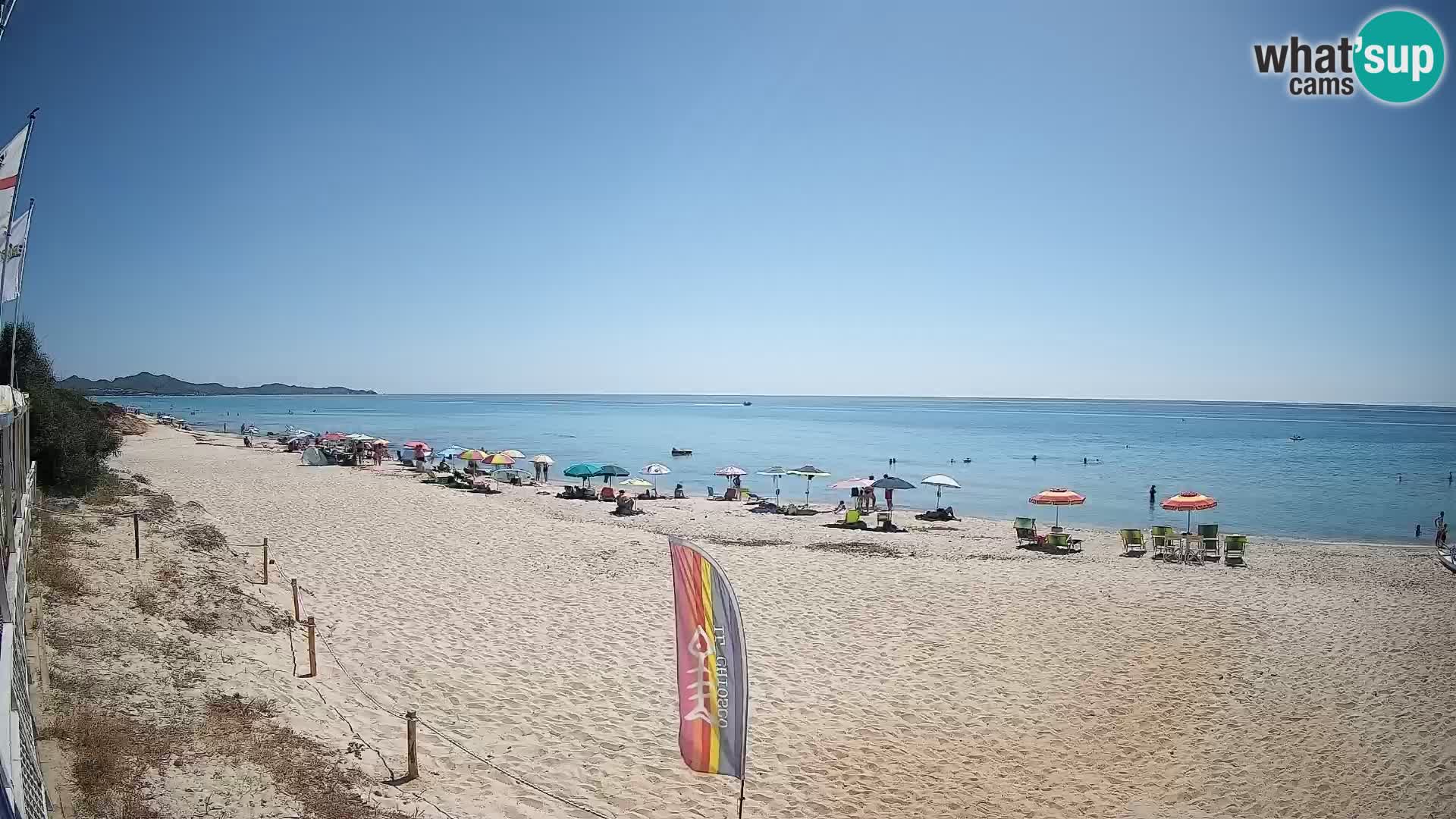 Webcam Piscina Rei – Vista live da Costa Rei, Muravera