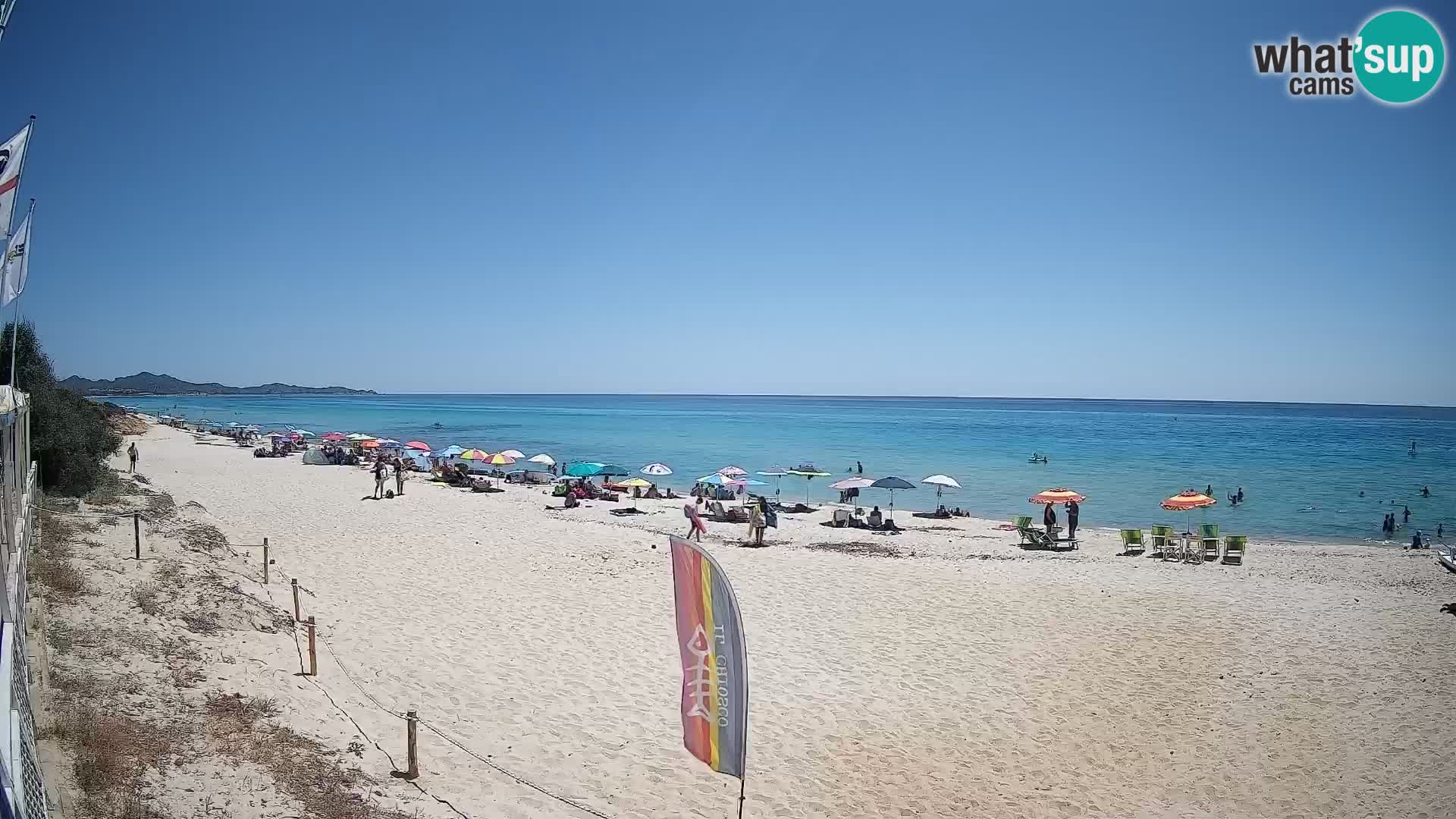 Spletna kamera Piscina Rei – Pogled v živo iz Costa Rei, Muravera