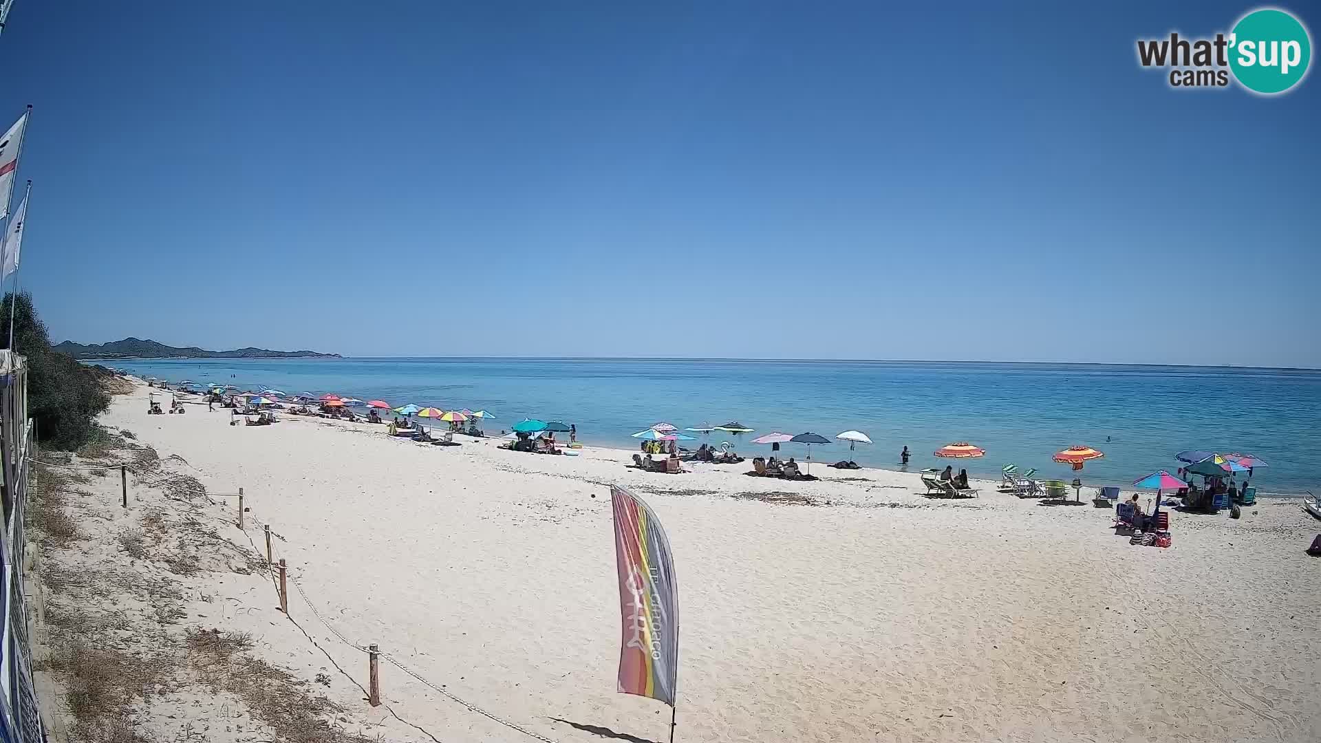 Webcam Piscina Rei – Vista live da Costa Rei, Muravera