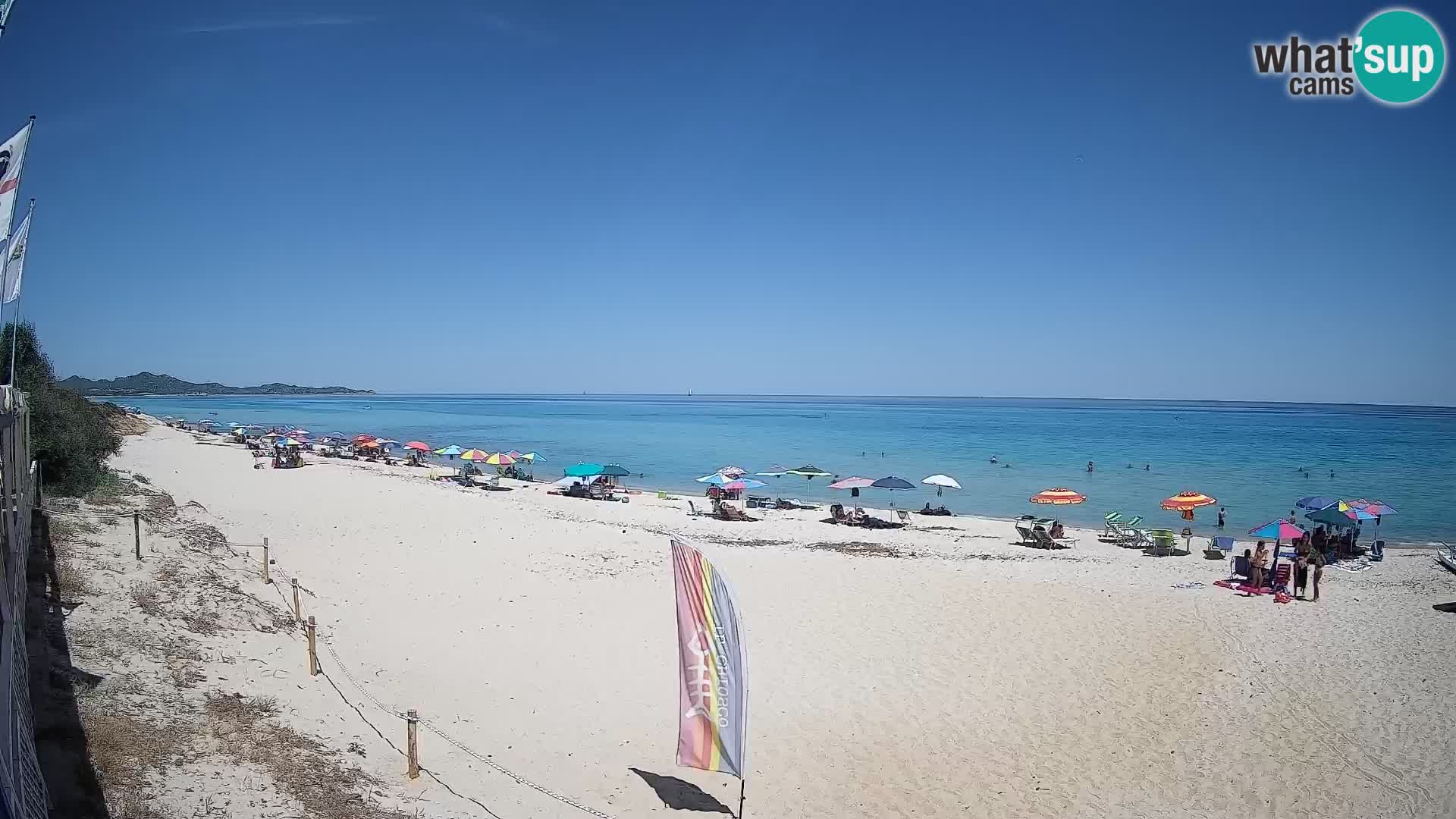 Spletna kamera Piscina Rei – Pogled v živo iz Costa Rei, Muravera