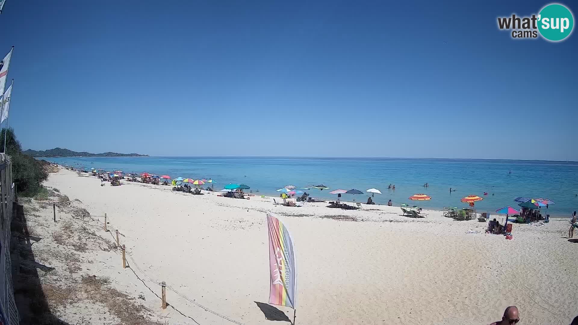 Webcam Piscina Rei – Vista en directo desde Costa Rei, Muravera