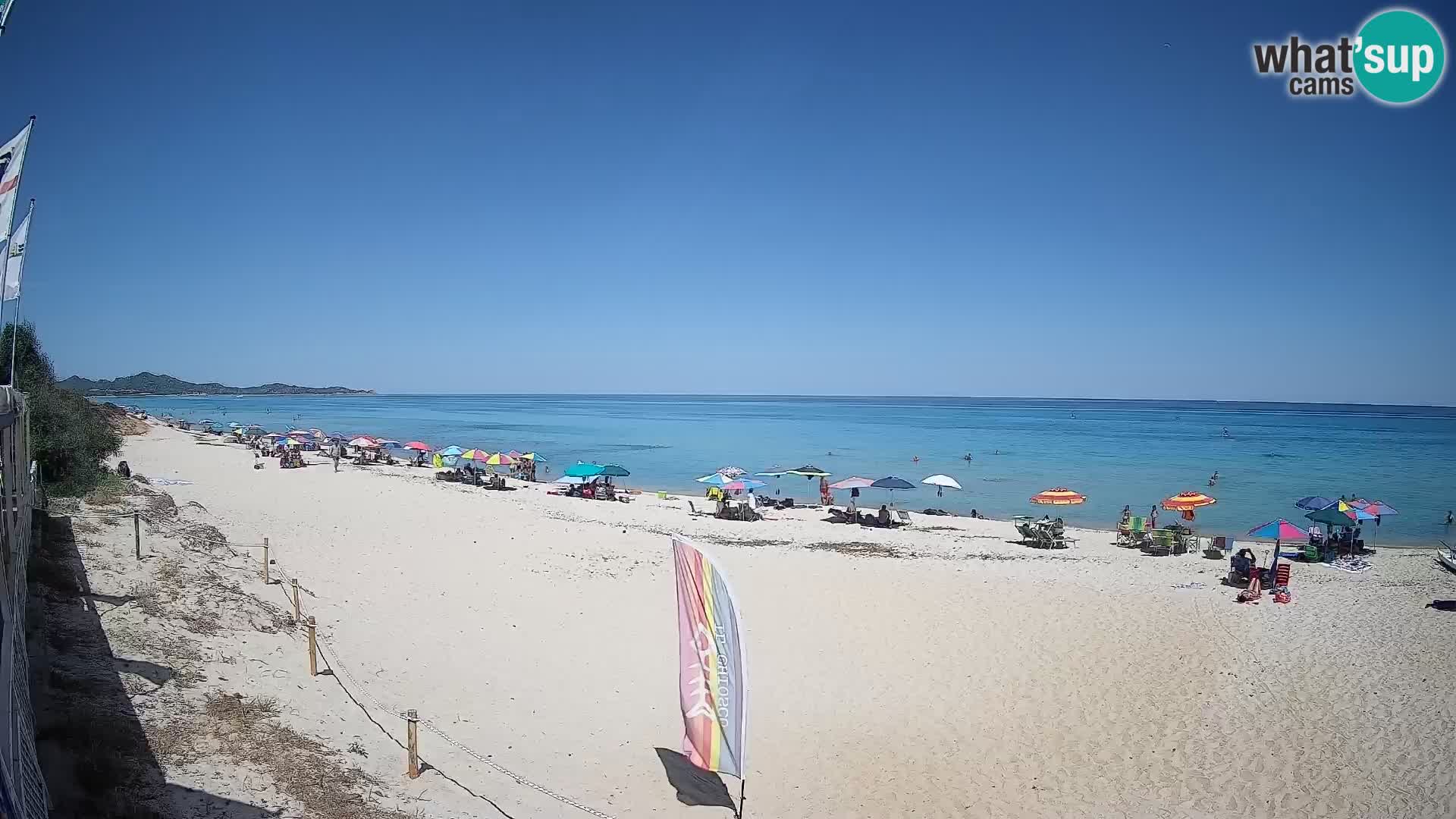 Webcam Piscina Rei – Vista en directo desde Costa Rei, Muravera