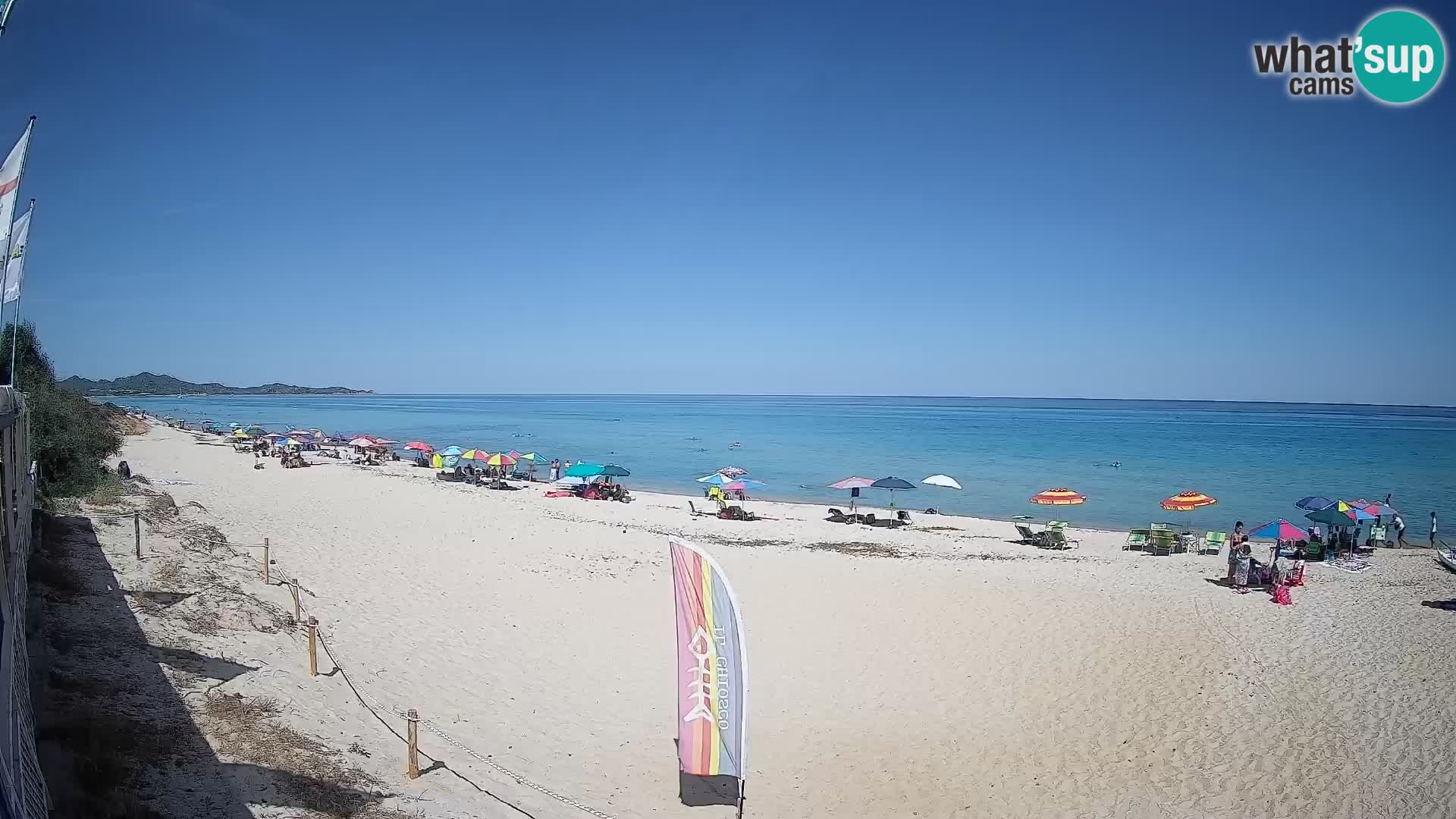 Webcam Piscina Rei – Vista live da Costa Rei, Muravera