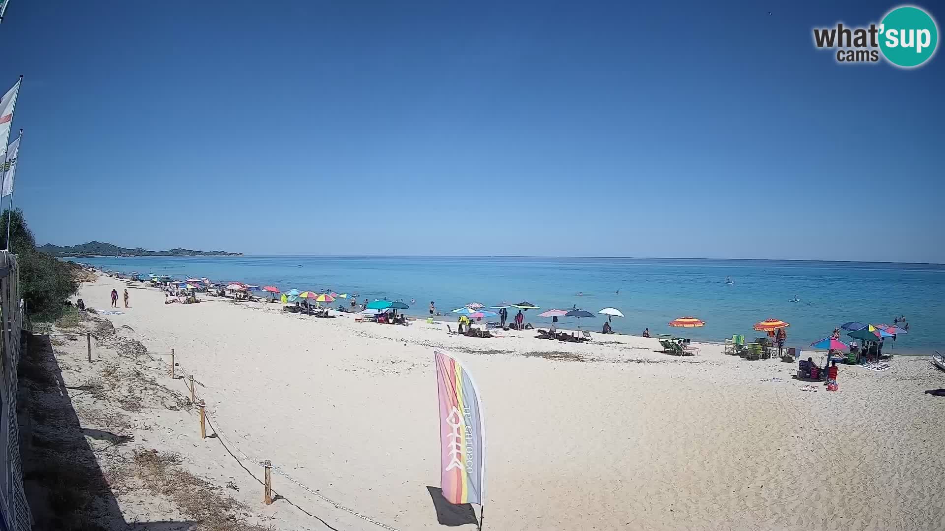 Web kamera Piscina Rei – Pogled uživo iz Costa Rei, Muravera