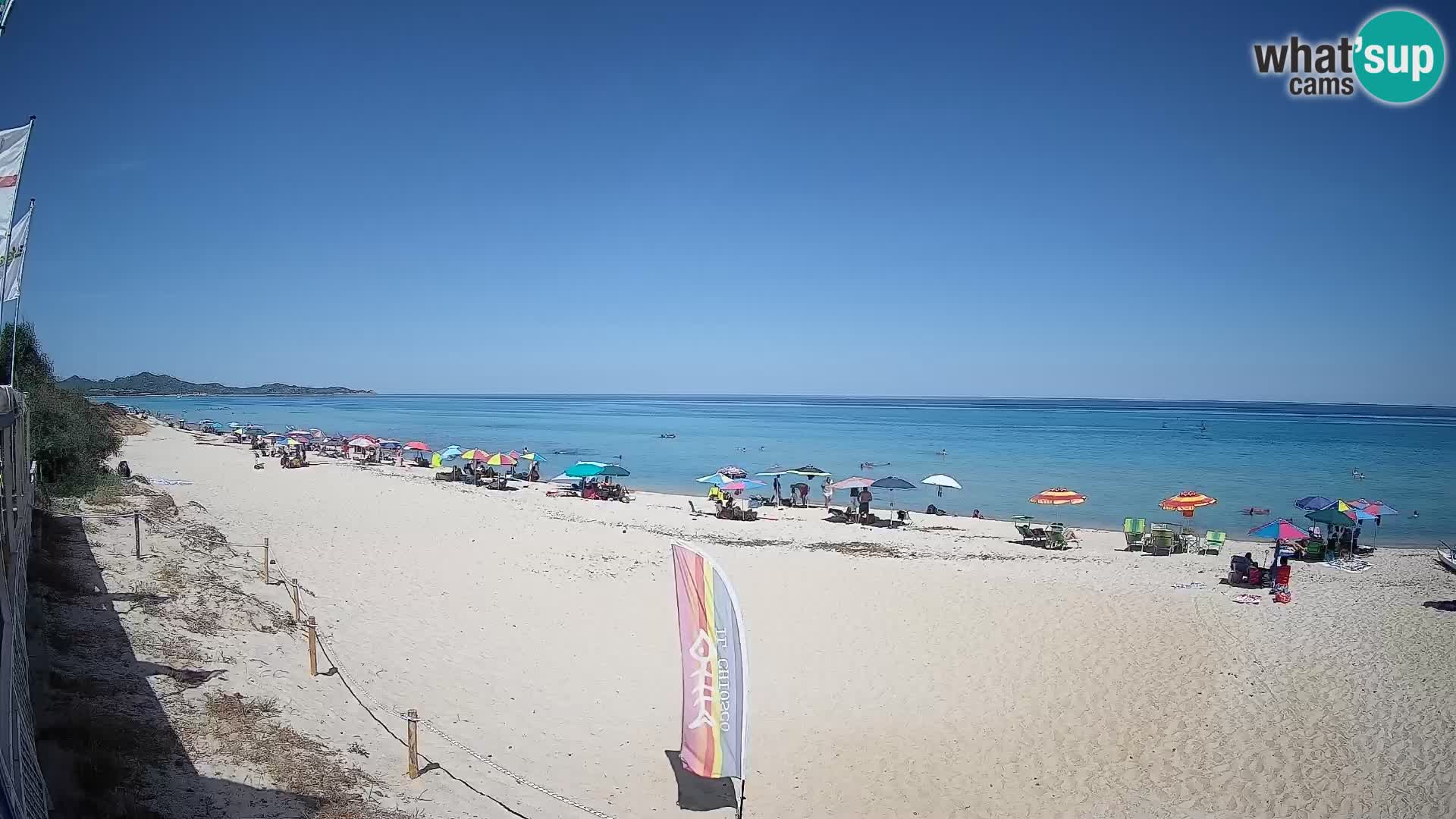 Webcam Piscina Rei – Vista live da Costa Rei, Muravera