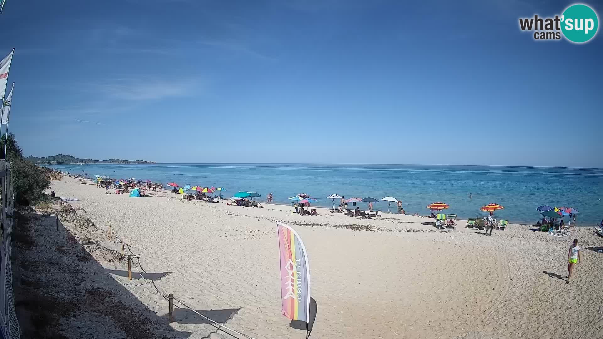Webcam Piscina Rei – Vista live da Costa Rei, Muravera