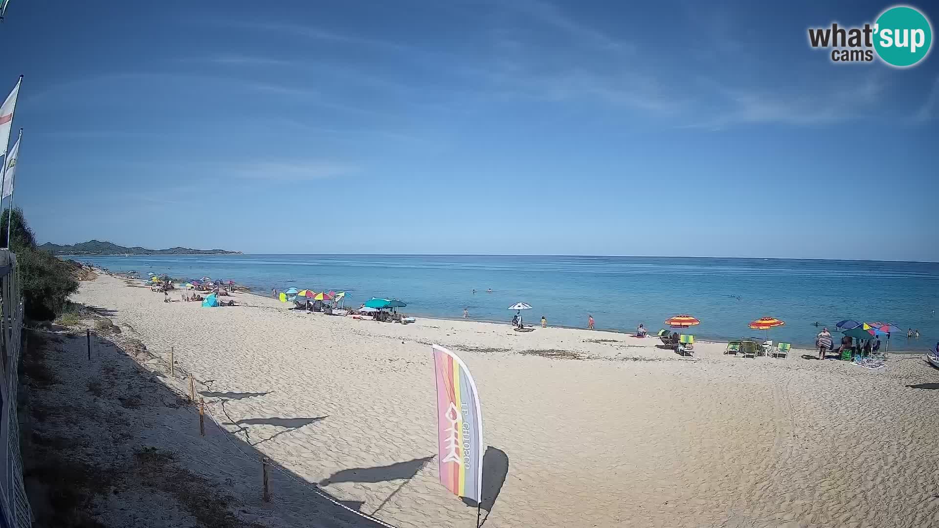 Webcam Piscina Rei – Vista live da Costa Rei, Muravera
