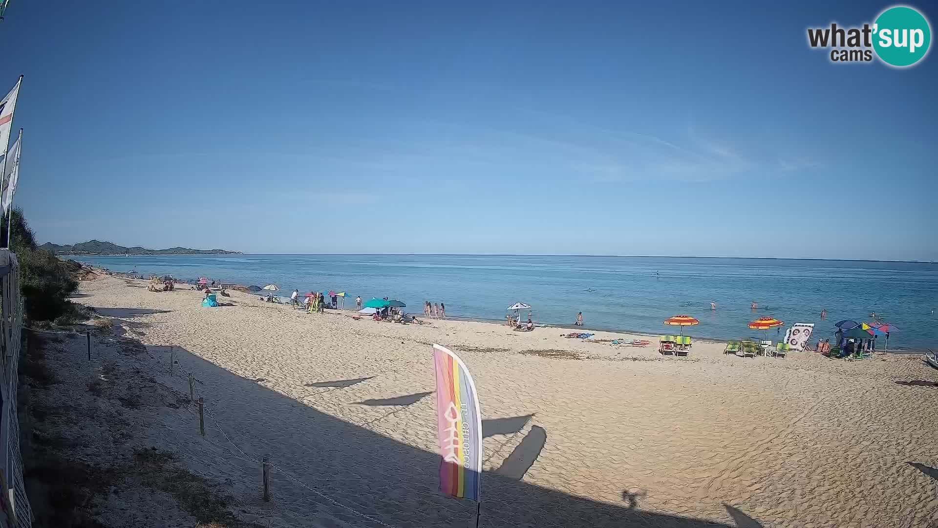 Webcam Piscina Rei – Vista live da Costa Rei, Muravera