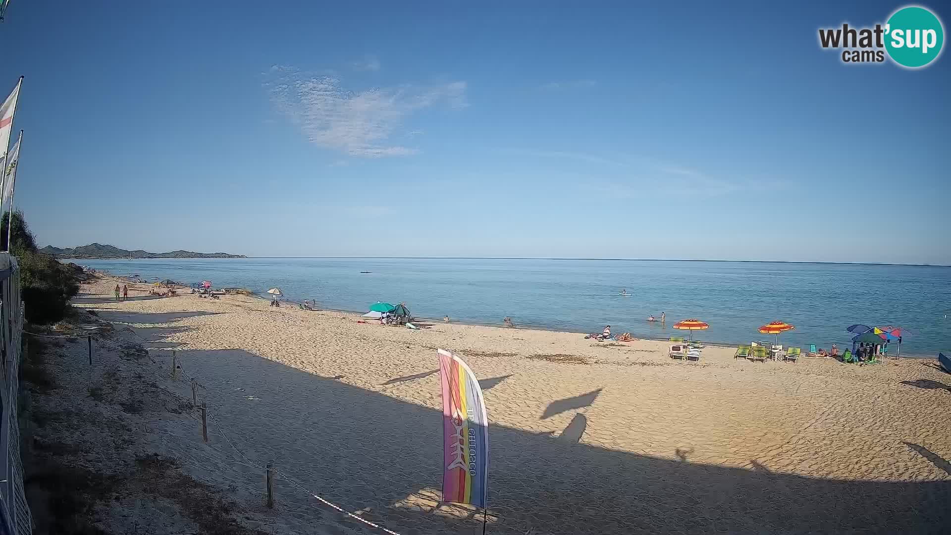 Webcam Piscina Rei – Vista live da Costa Rei, Muravera