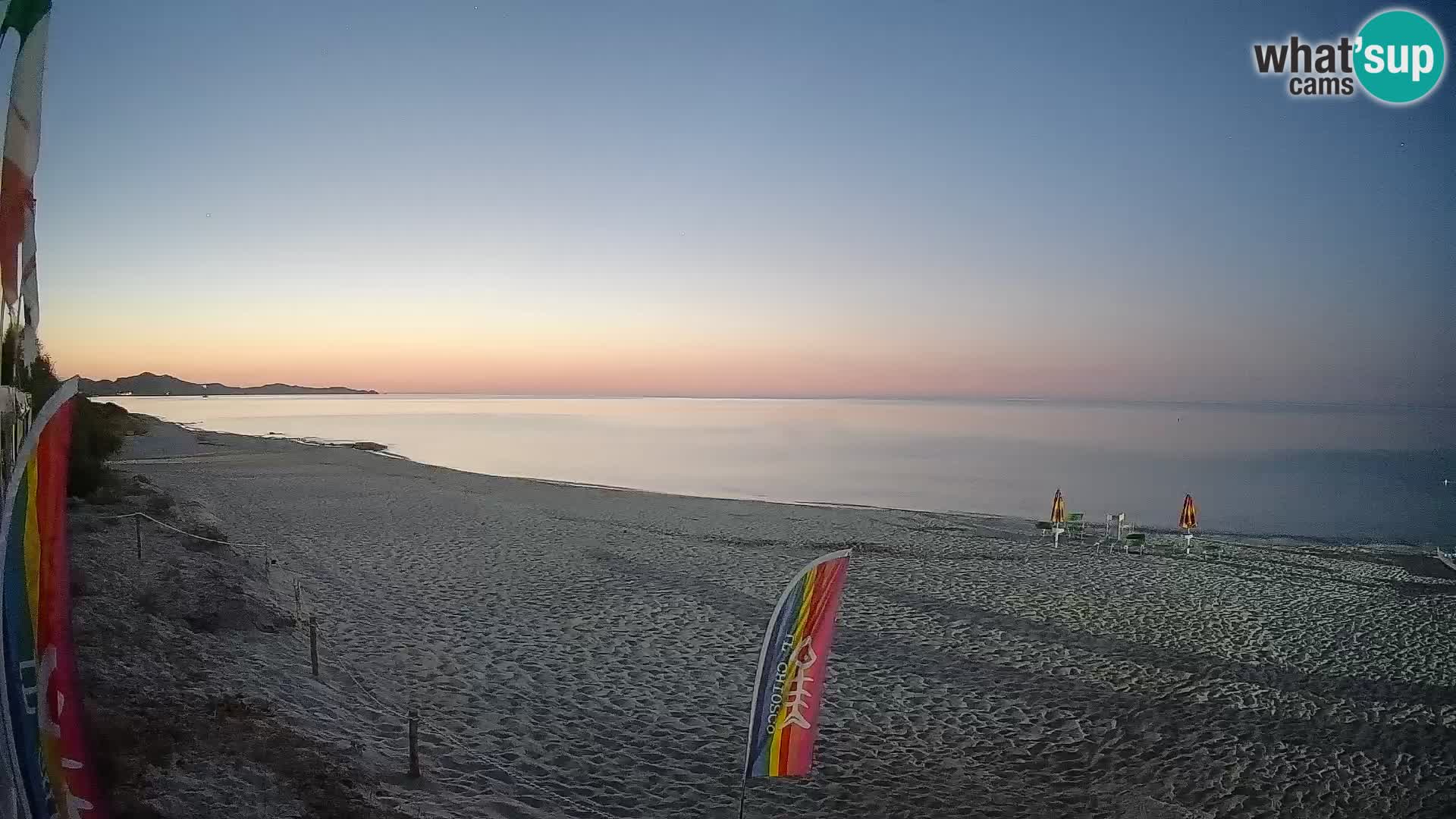 Webcam Piscina Rei – Vista live da Costa Rei, Muravera