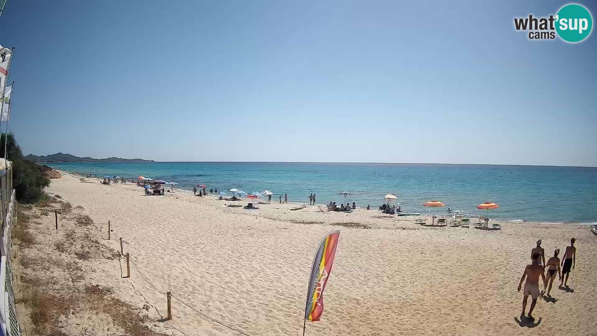 Webcam Piscina Rei – Vista live da Costa Rei, Muravera
