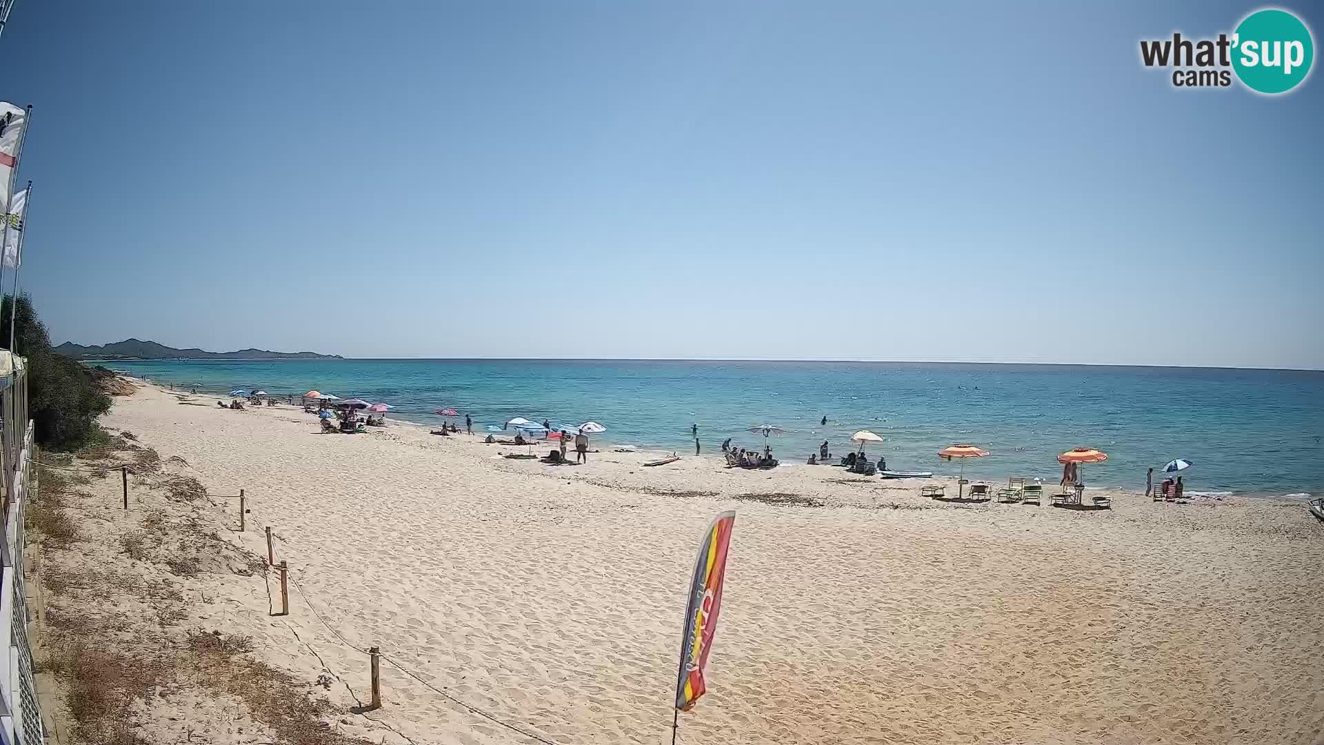 Spletna kamera Piscina Rei – Pogled v živo iz Costa Rei, Muravera