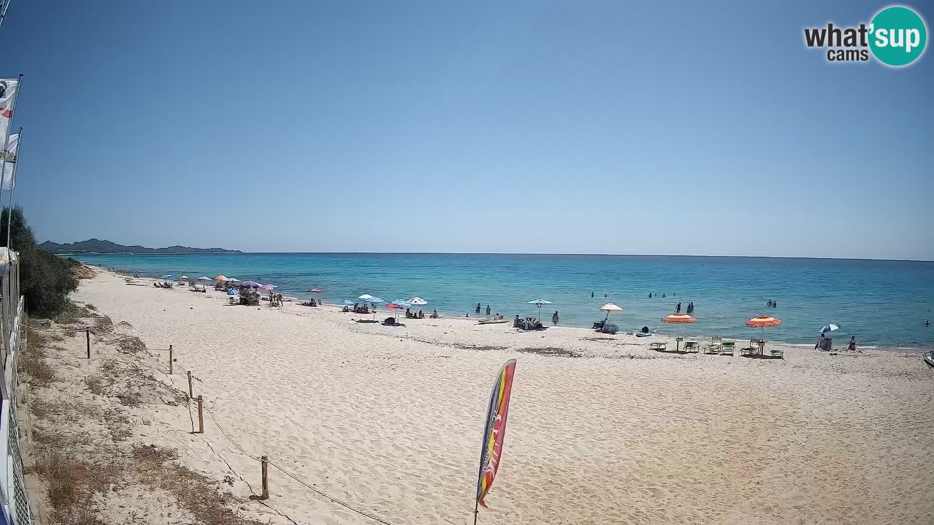 Webcam Piscina Rei – Vista en directo desde Costa Rei, Muravera