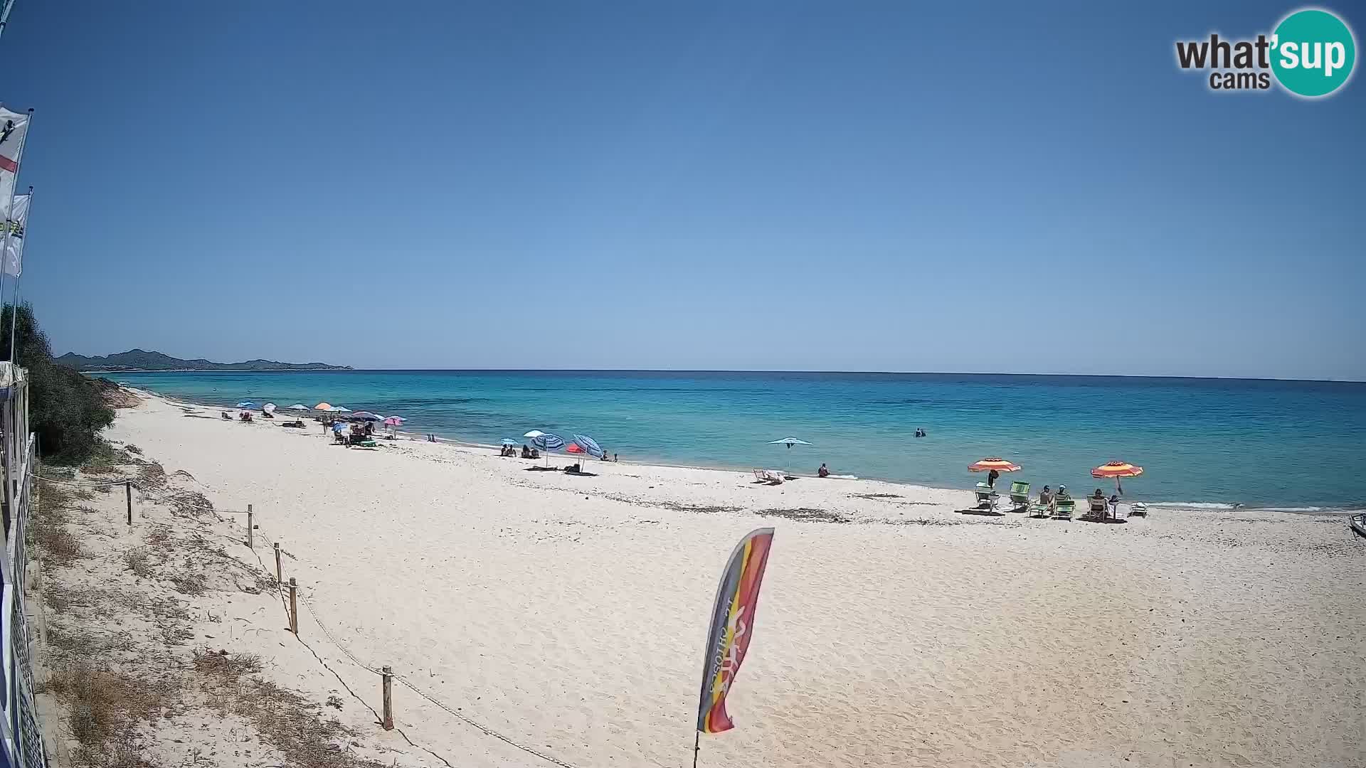 Webcam Piscina Rei – Vue en direct depuis Costa Rei, Muravera