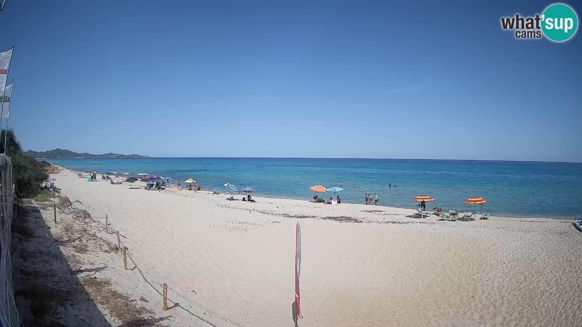 Webcam Piscina Rei – Vue en direct depuis Costa Rei, Muravera