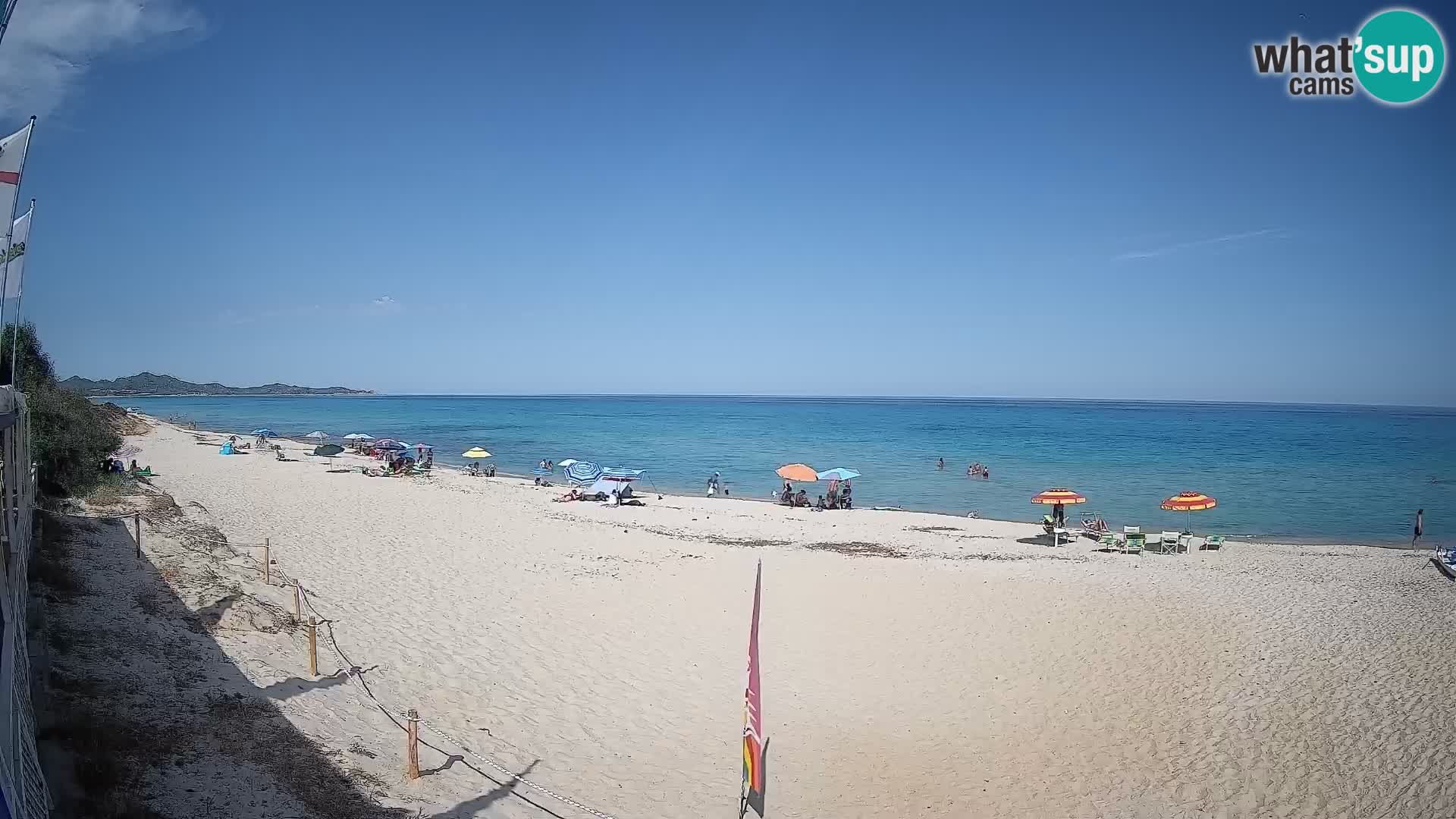 Webcam Piscina Rei – Vista live da Costa Rei, Muravera