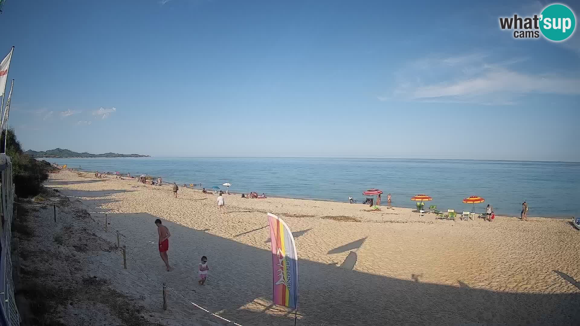 Webcam Piscina Rei – Vista en directo desde Costa Rei, Muravera