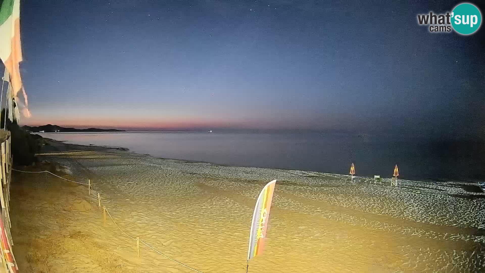 Webcam Piscina Rei – Vista live da Costa Rei, Muravera