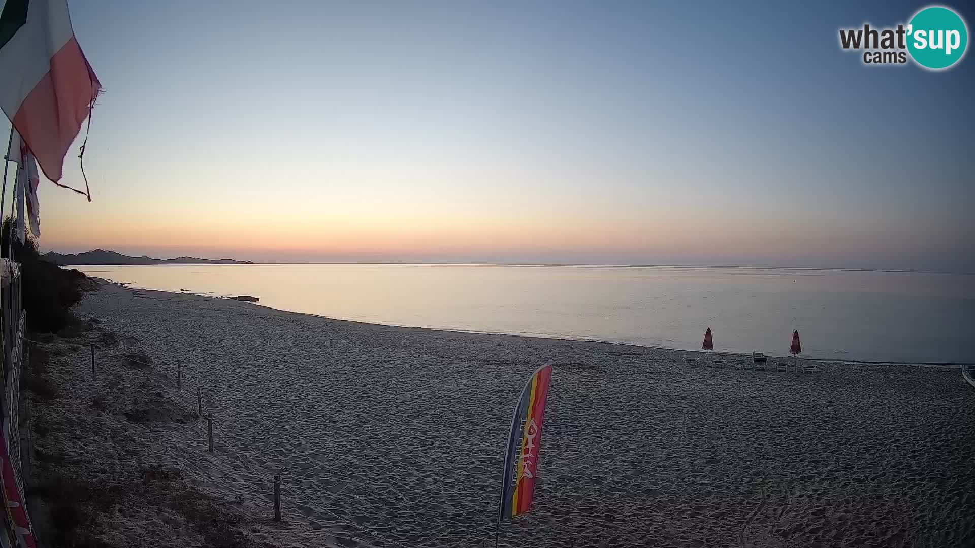 Webcam Piscina Rei – Vista live da Costa Rei, Muravera