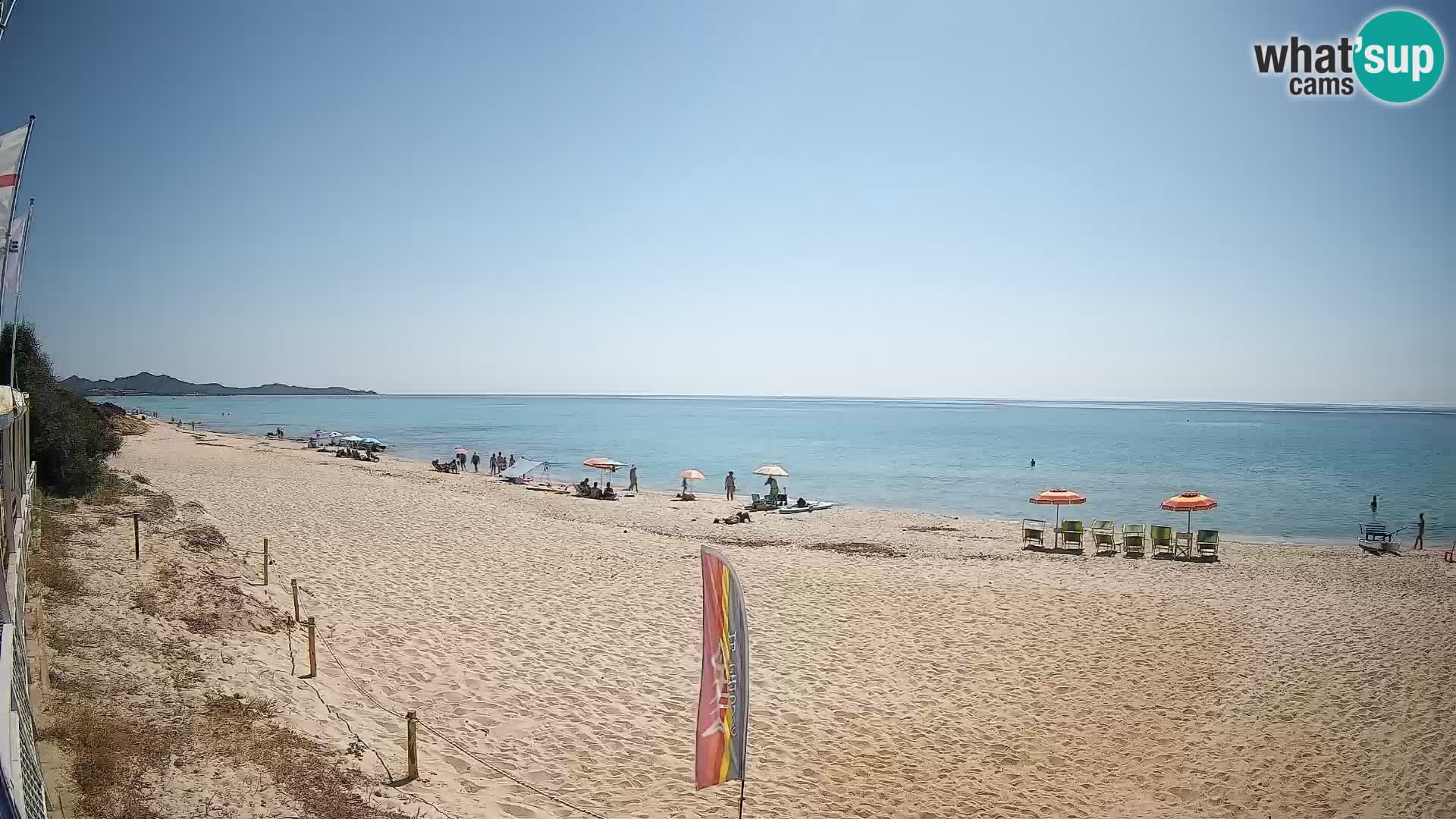 Webcam Piscina Rei – Vista live da Costa Rei, Muravera