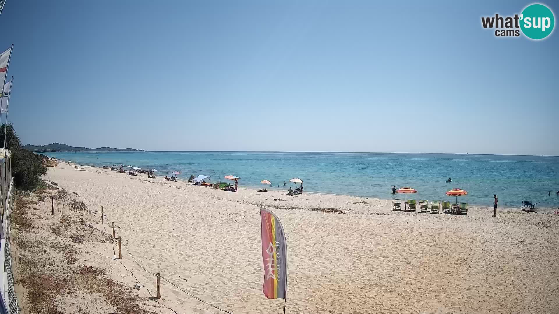 Webcam Piscina Rei – Vista live da Costa Rei, Muravera
