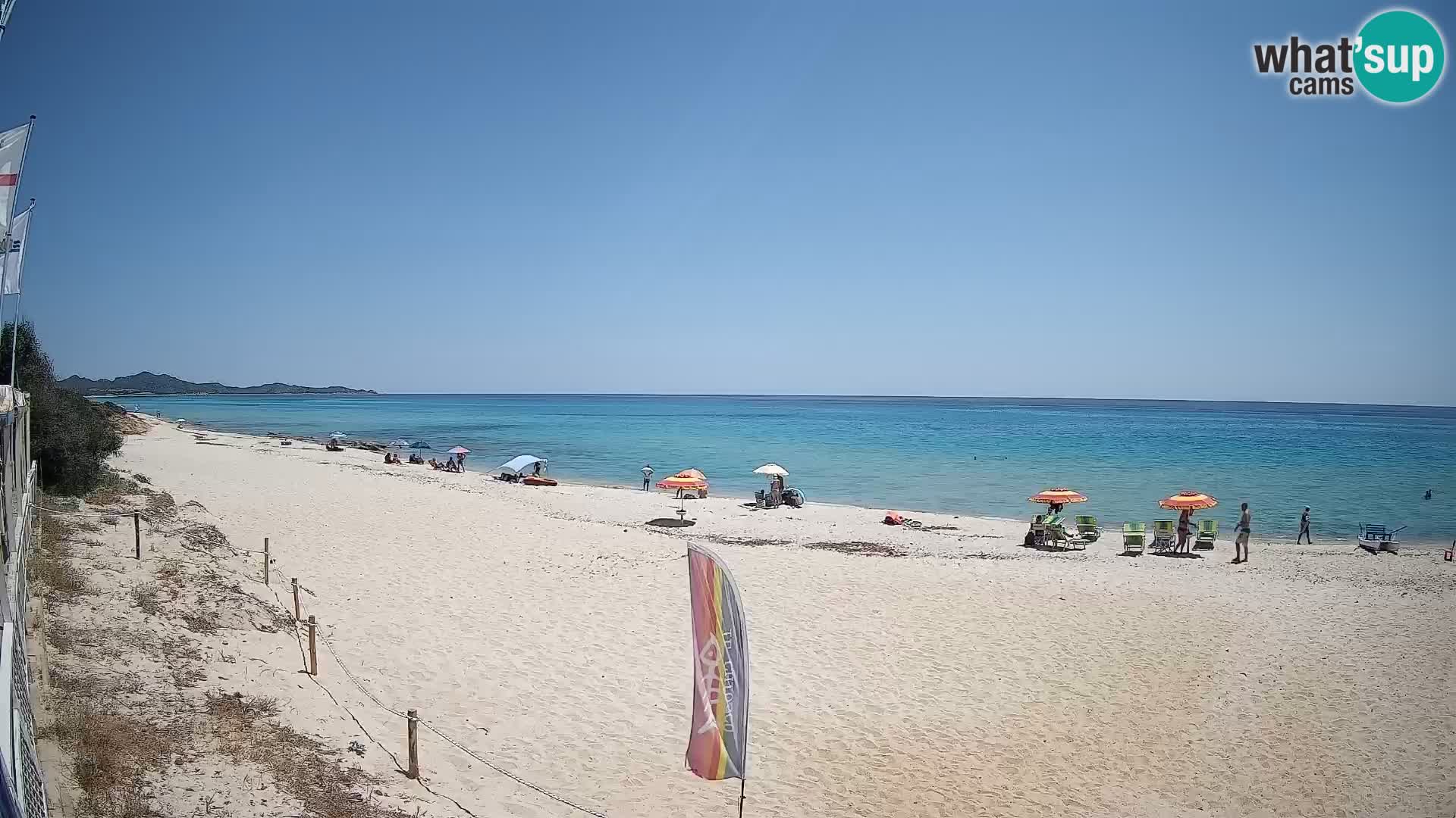 Webcam Piscina Rei – Vista live da Costa Rei, Muravera