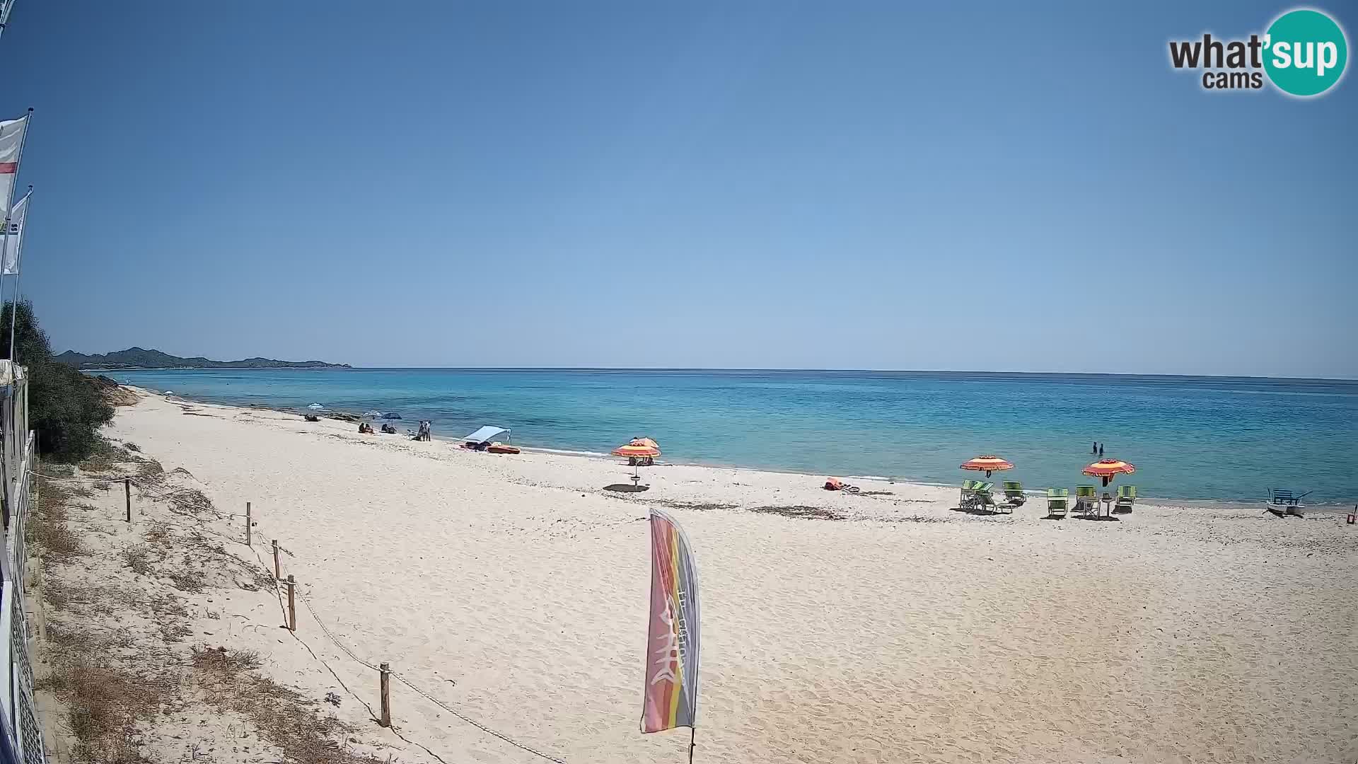 Spletna kamera Piscina Rei – Pogled v živo iz Costa Rei, Muravera