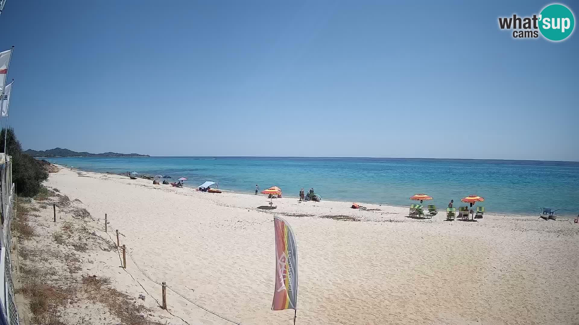 Spletna kamera Piscina Rei – Pogled v živo iz Costa Rei, Muravera