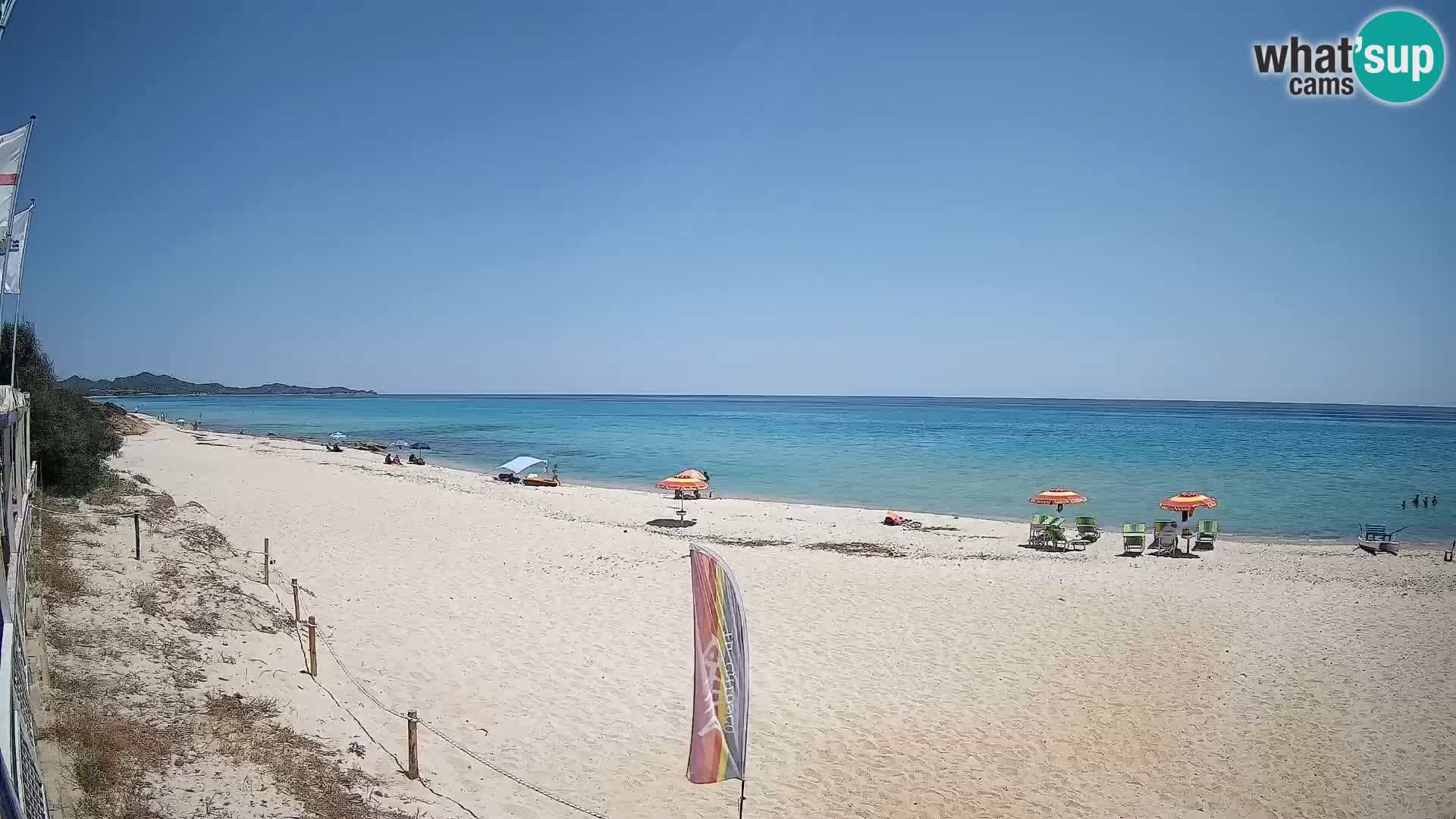 Webcam Piscina Rei – Vista en directo desde Costa Rei, Muravera