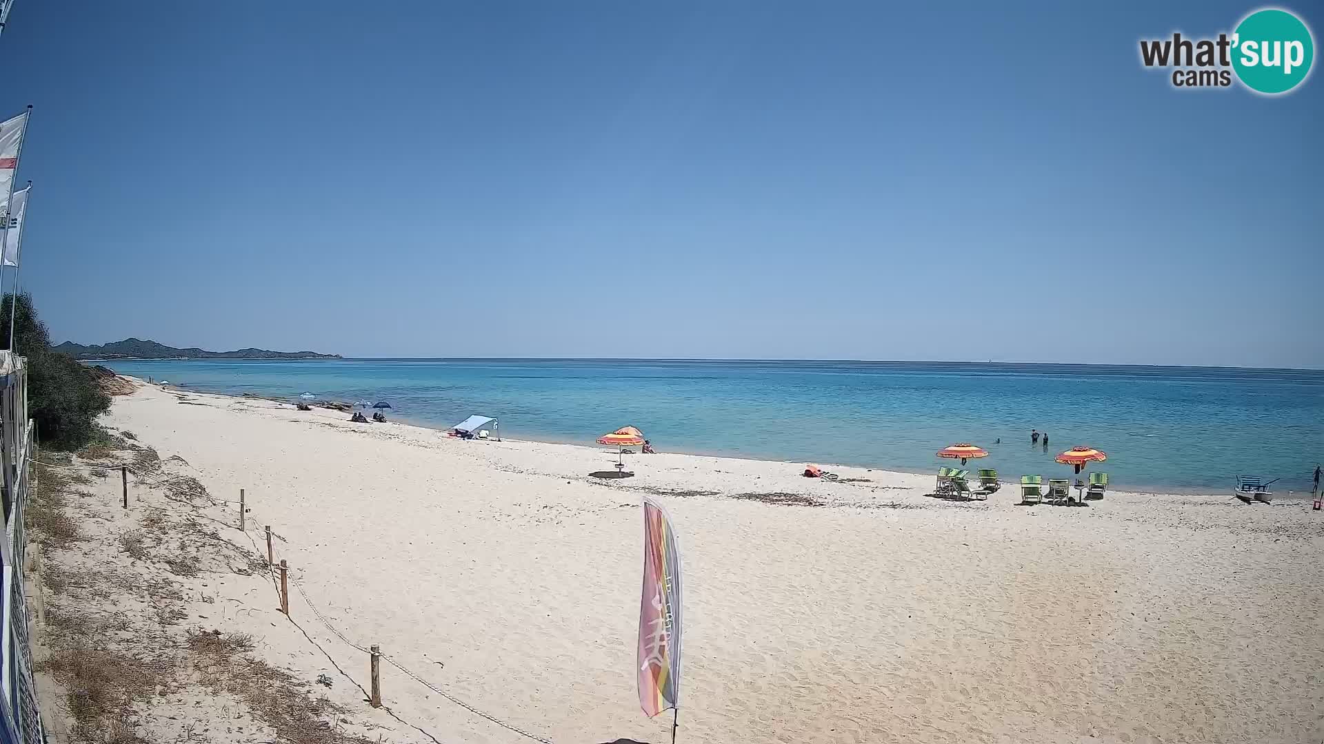 Spletna kamera Piscina Rei – Pogled v živo iz Costa Rei, Muravera