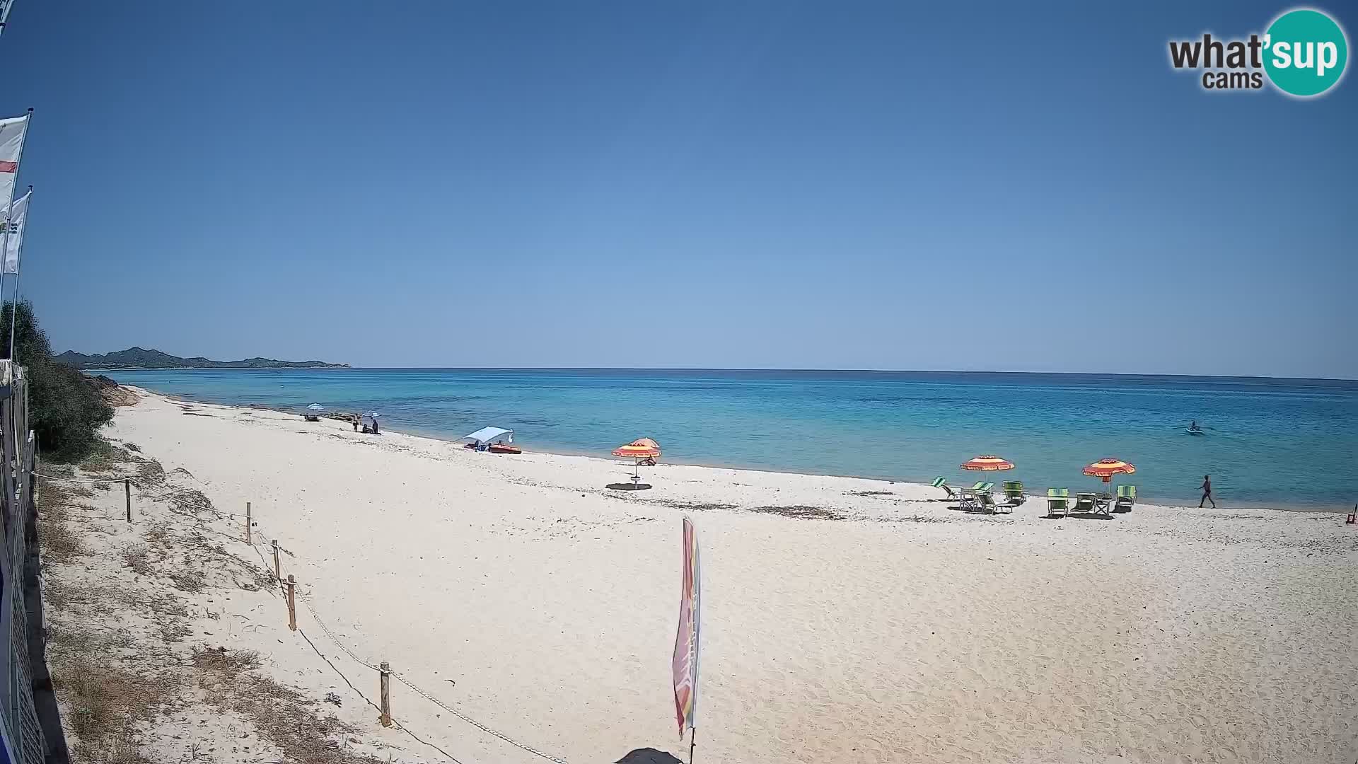 Webcam Piscina Rei – Vista live da Costa Rei, Muravera
