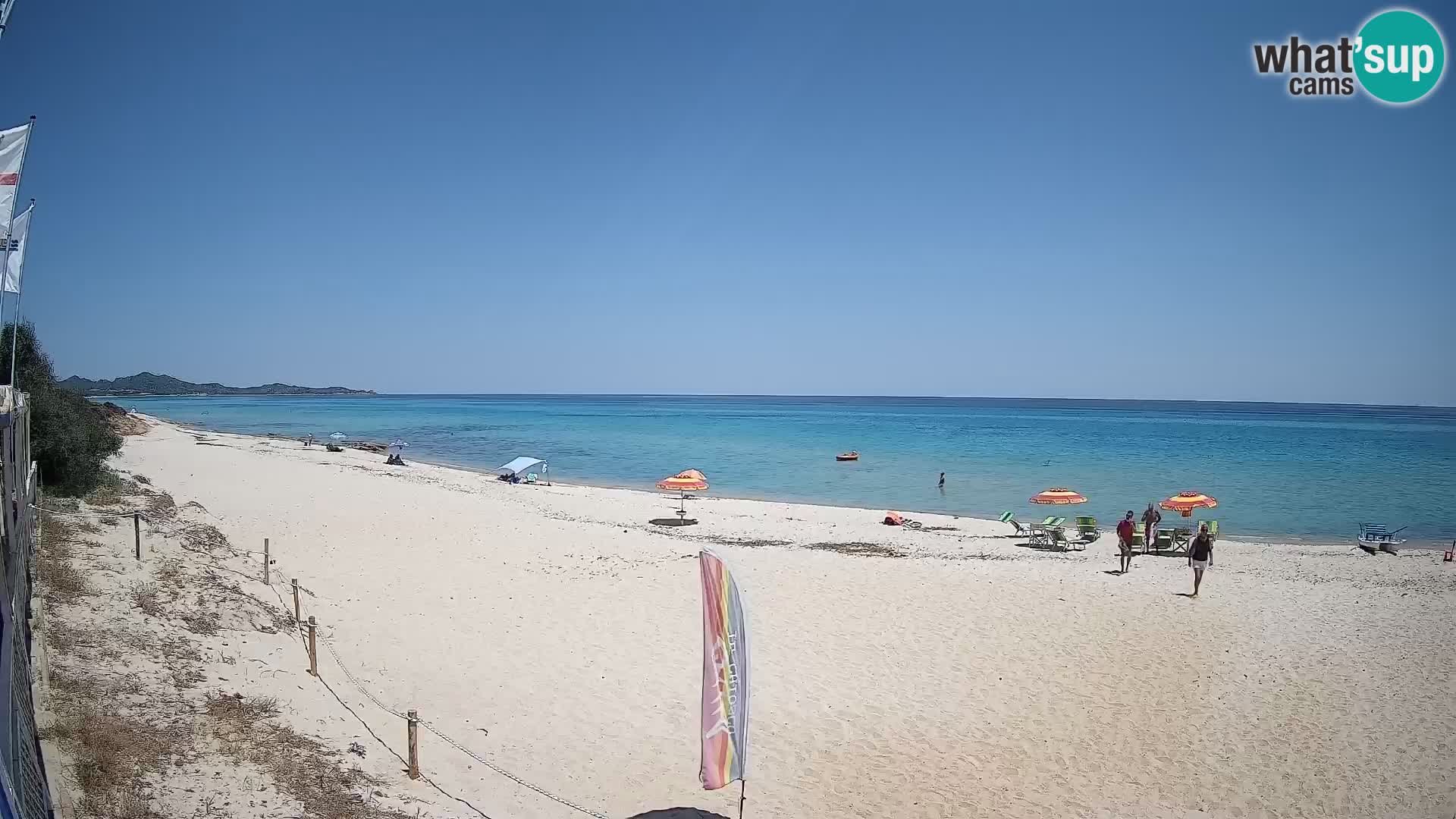 Web kamera Piscina Rei – Pogled uživo iz Costa Rei, Muravera