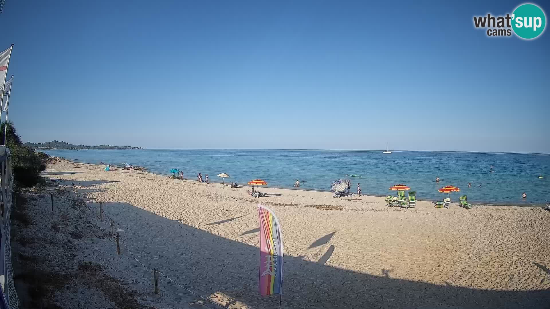 Web kamera Piscina Rei – Pogled uživo iz Costa Rei, Muravera