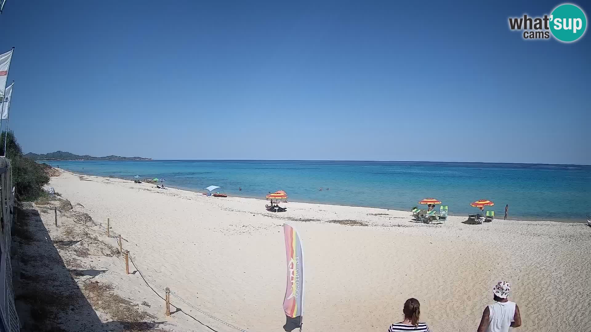 Webcam Piscina Rei – Vue en direct depuis Costa Rei, Muravera