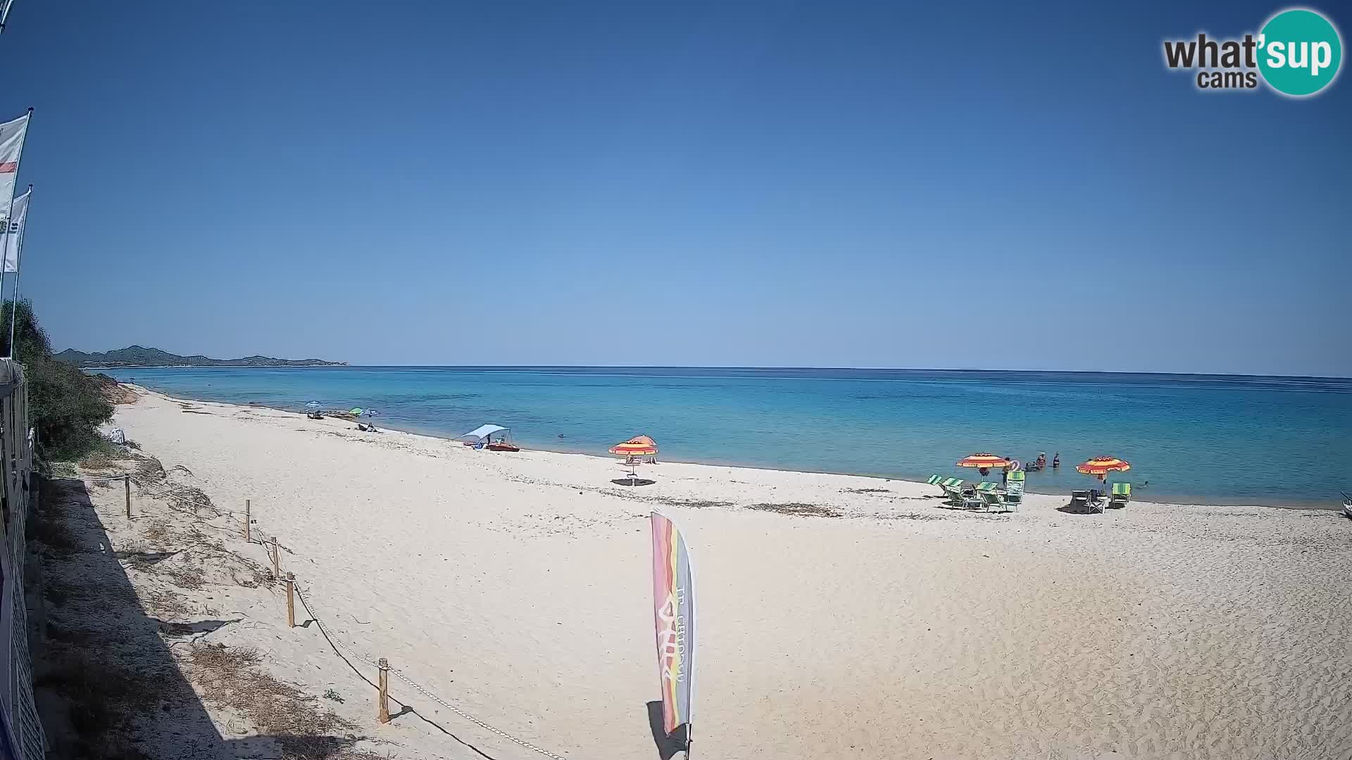 Webcam Piscina Rei – Vista en directo desde Costa Rei, Muravera