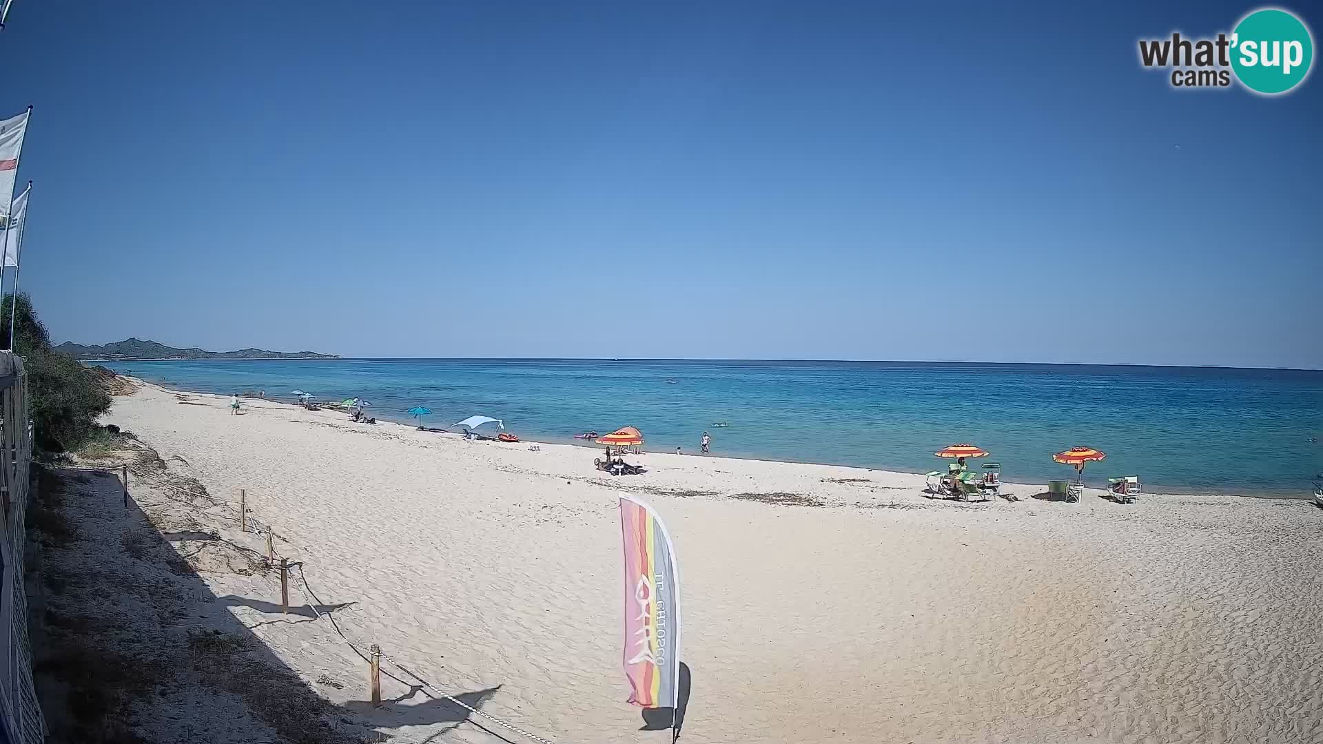 Webcam Piscina Rei – Vista en directo desde Costa Rei, Muravera