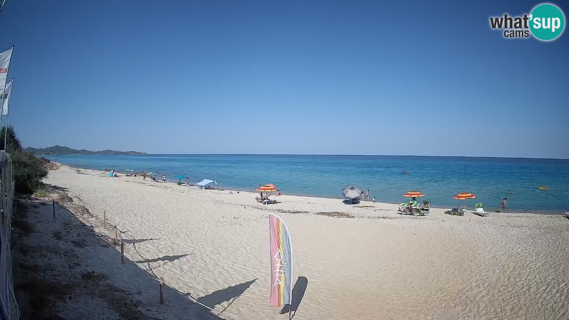 Web kamera Piscina Rei – Pogled uživo iz Costa Rei, Muravera