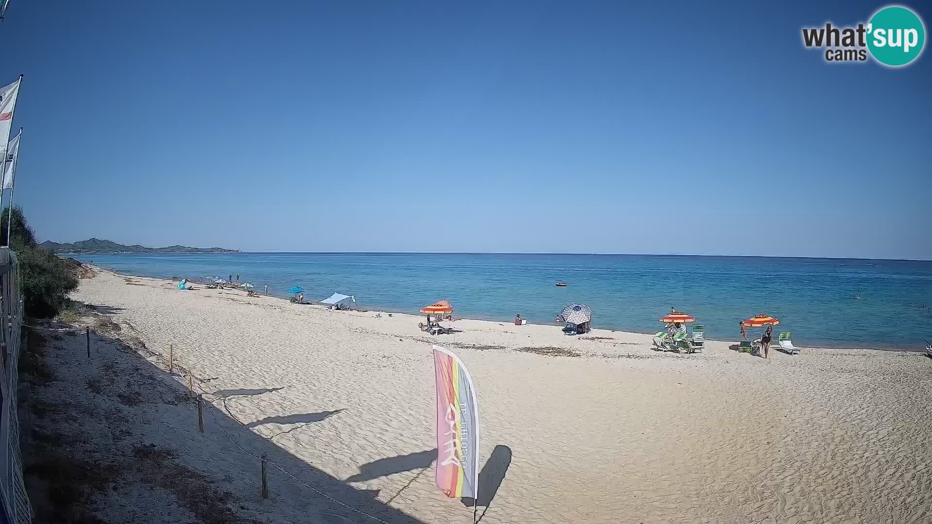 Spletna kamera Piscina Rei – Pogled v živo iz Costa Rei, Muravera