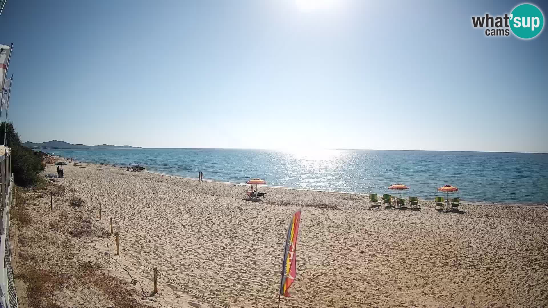 Webcam Piscina Rei – Vista en directo desde Costa Rei, Muravera