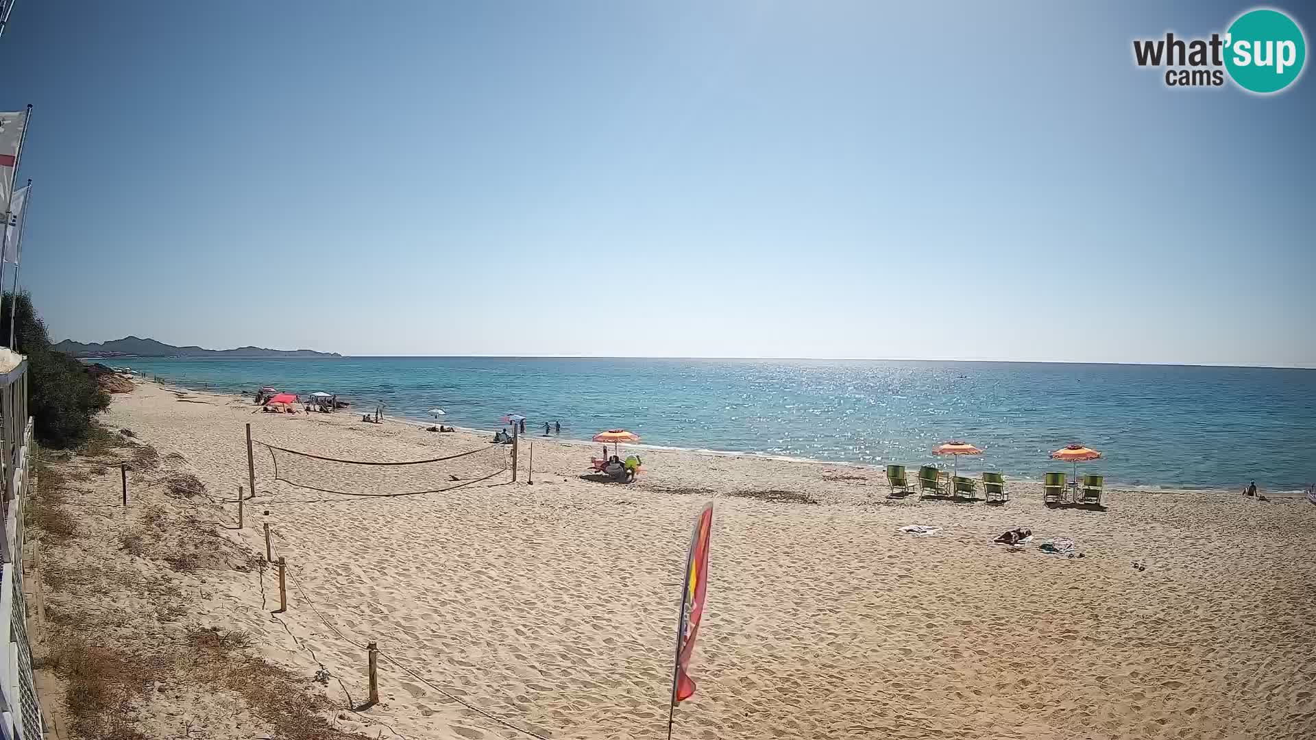 Webcam Piscina Rei – Vue en direct depuis Costa Rei, Muravera