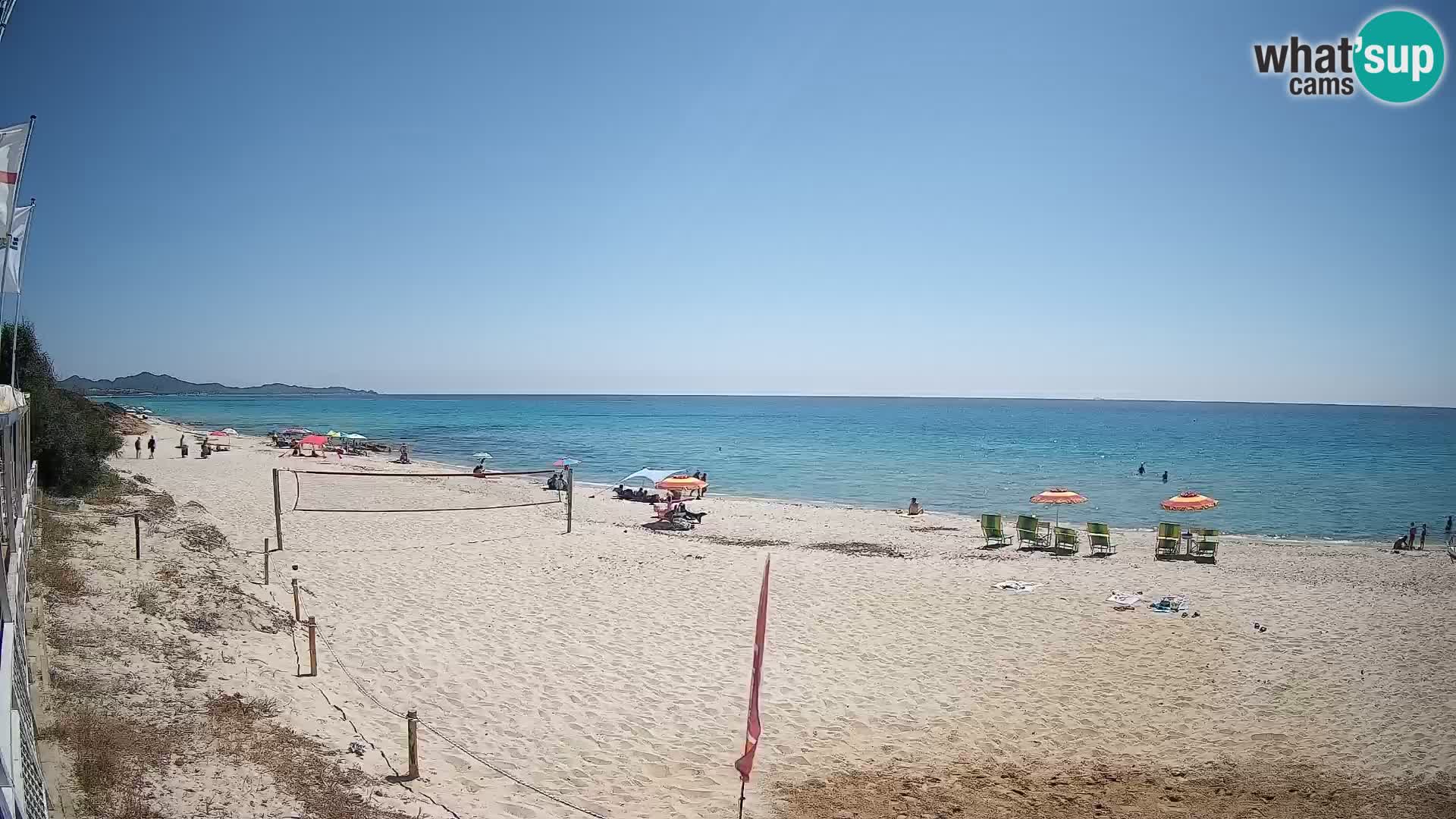 Webcam Piscina Rei – Vista en directo desde Costa Rei, Muravera