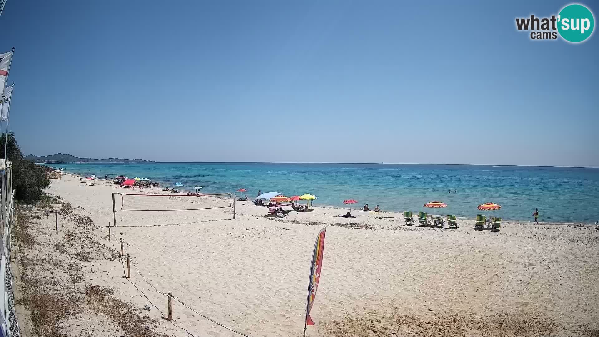 Webcam Piscina Rei – Vista en directo desde Costa Rei, Muravera