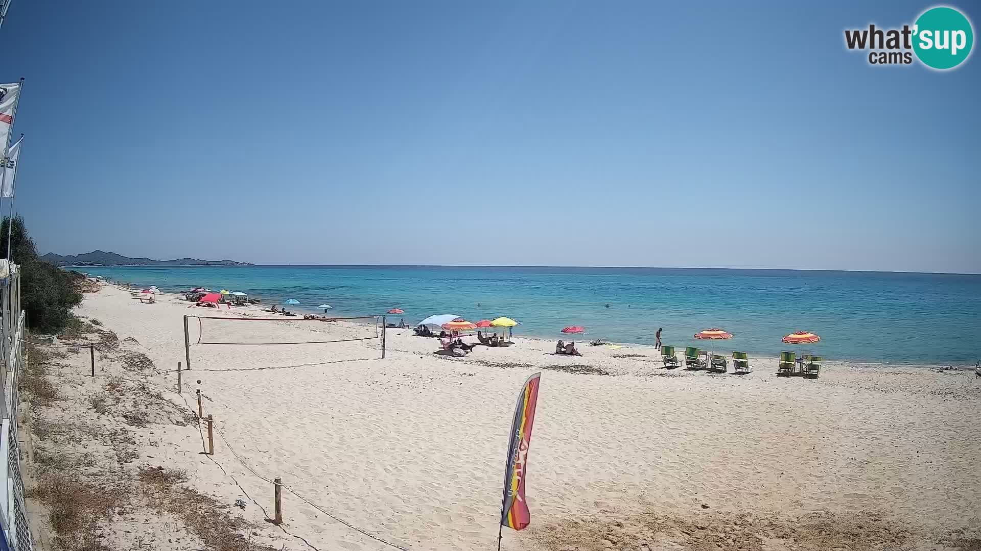 Webcam Piscina Rei – Vista en directo desde Costa Rei, Muravera