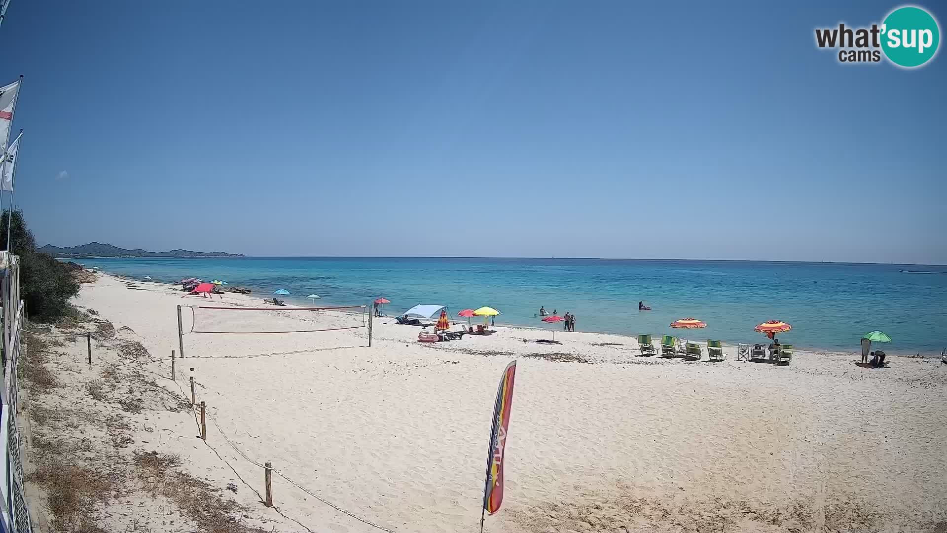Webcam Piscina Rei – Vista live da Costa Rei, Muravera