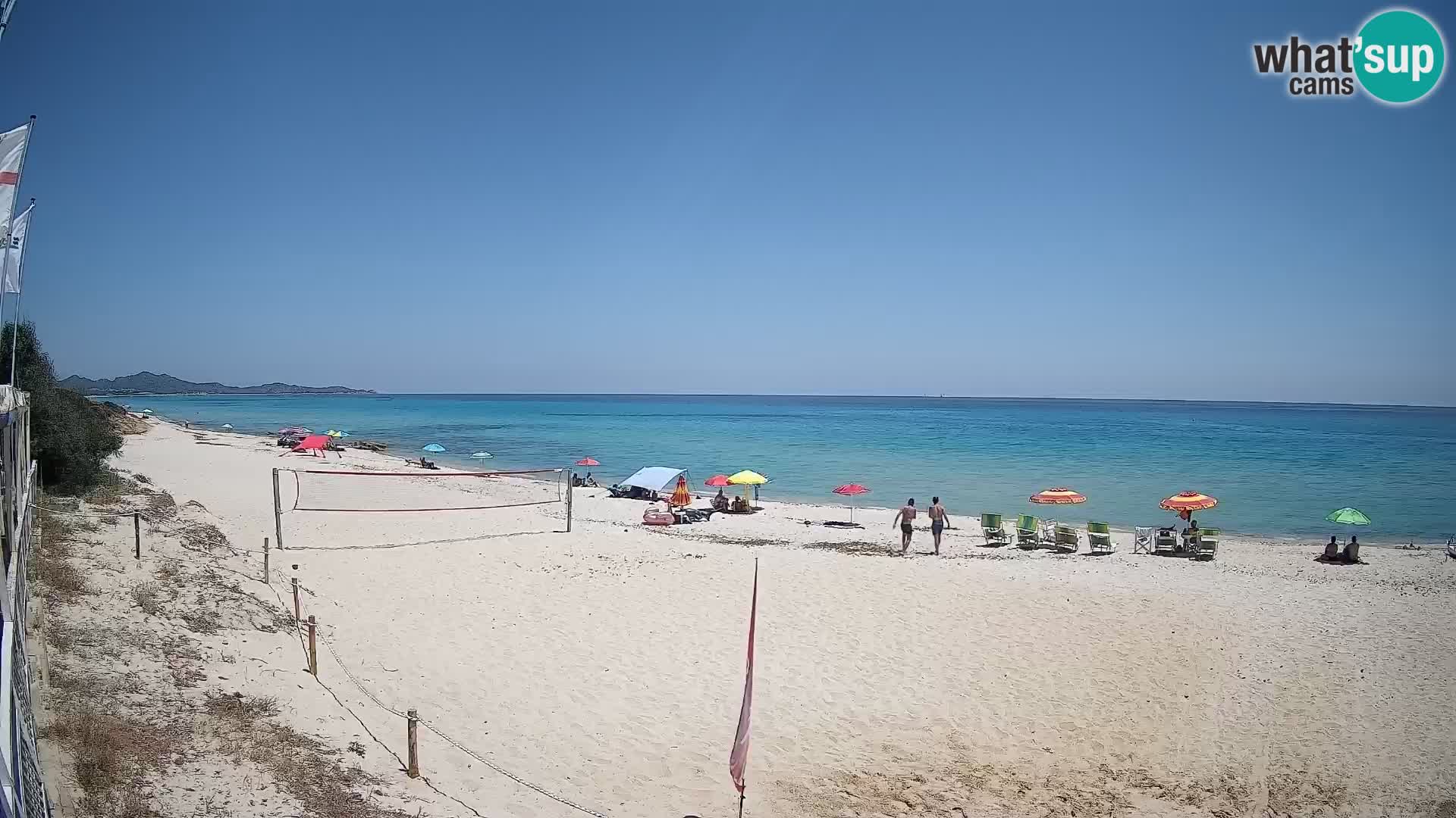 Web kamera Piscina Rei – Pogled uživo iz Costa Rei, Muravera