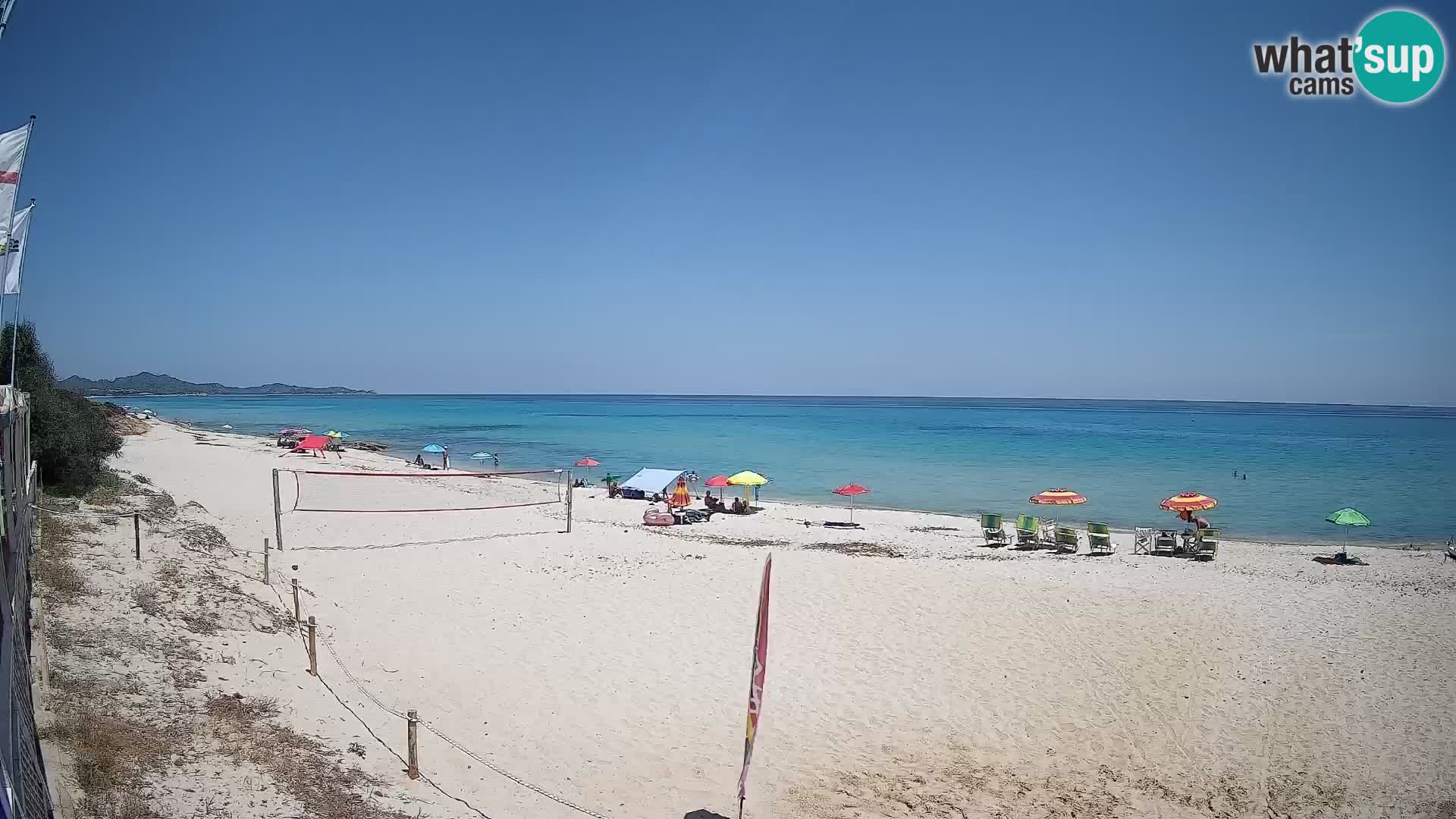 Webcam Piscina Rei – Vue en direct depuis Costa Rei, Muravera