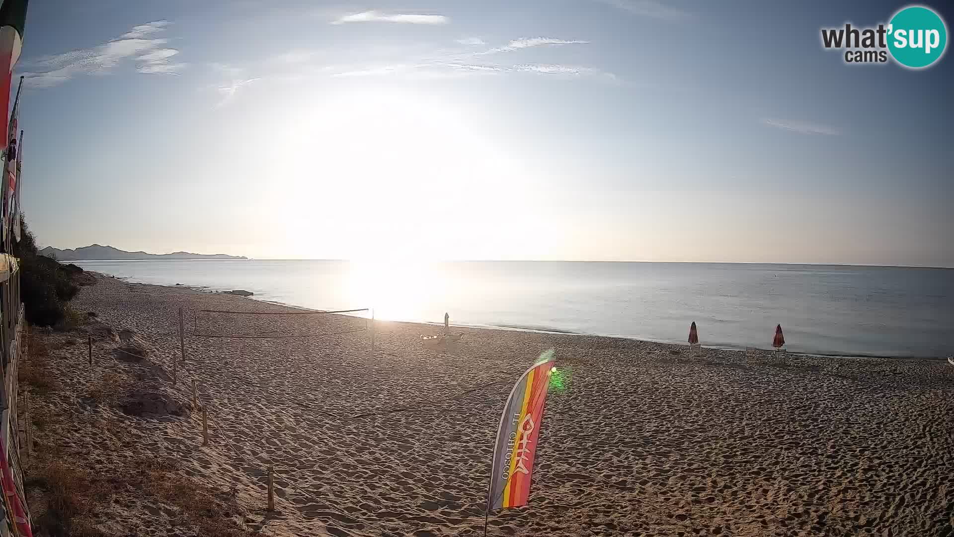 Webcam Piscina Rei – Vista live da Costa Rei, Muravera